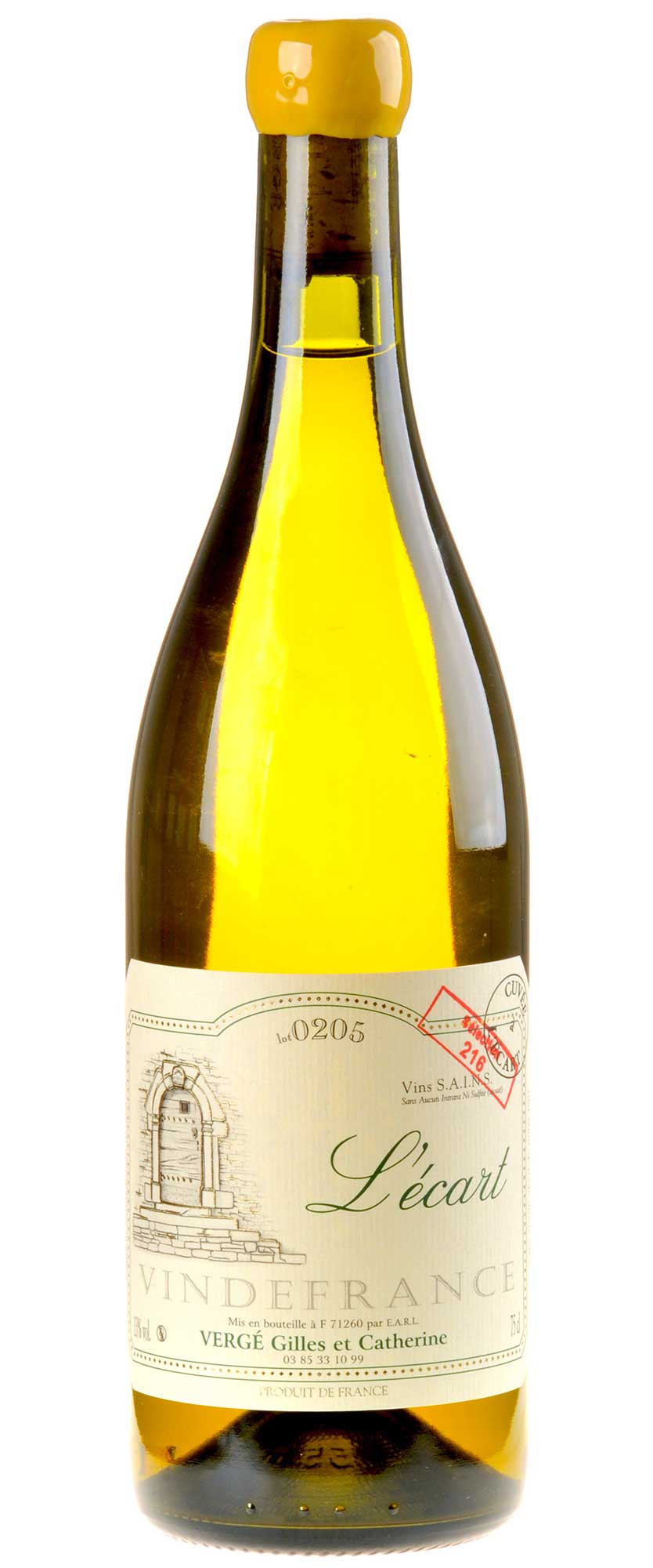 Gilles & Catherine Vergé L'Écart Sélection 216 Lot 0205