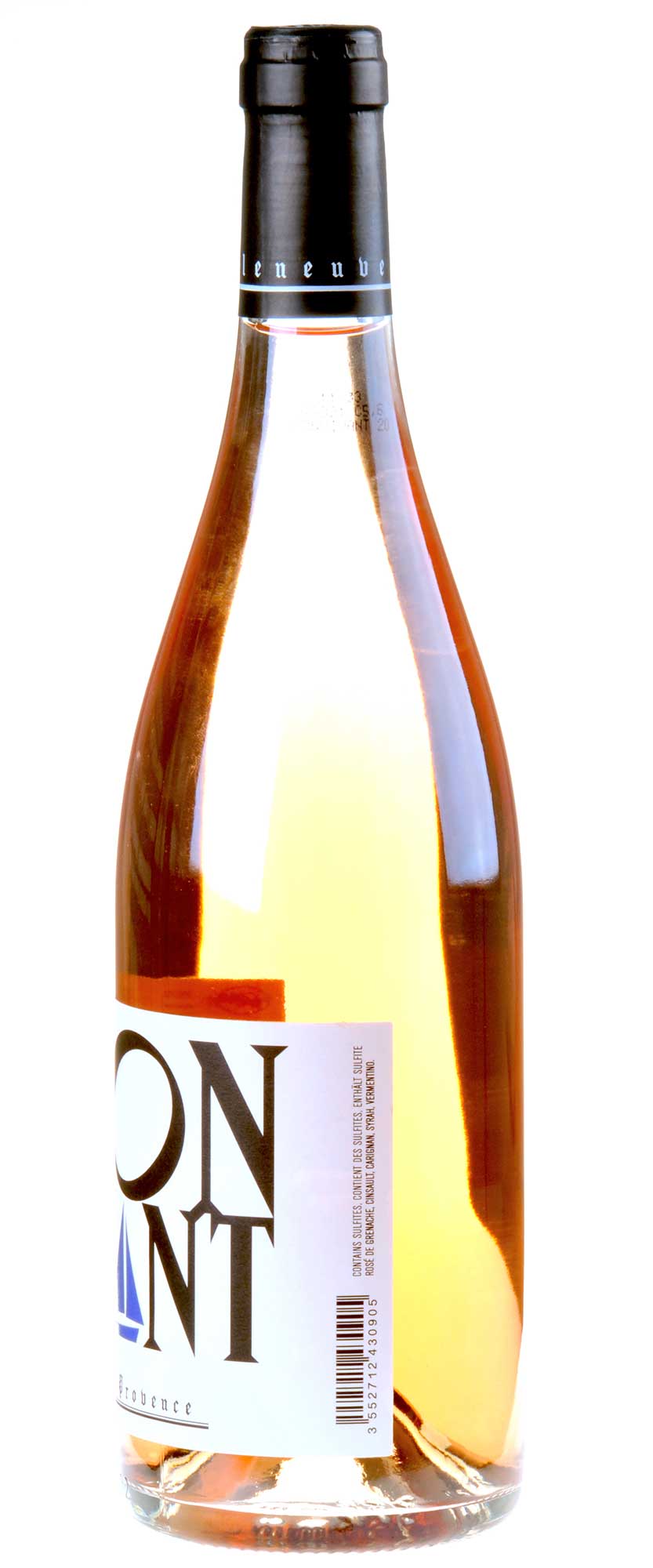 Château de Roquefort Le Bon Vivant Rosé Côtes de Provence Bio 2020 Rücketikett