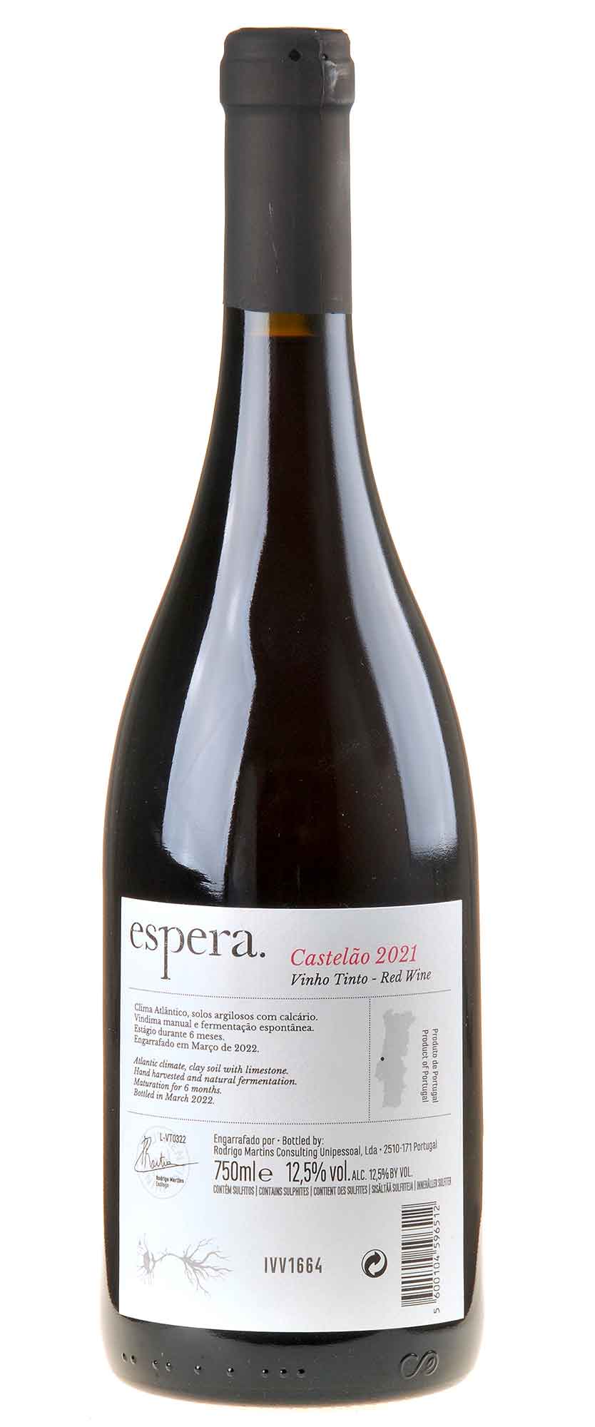 Espera Castelão 2021 Rücketikett