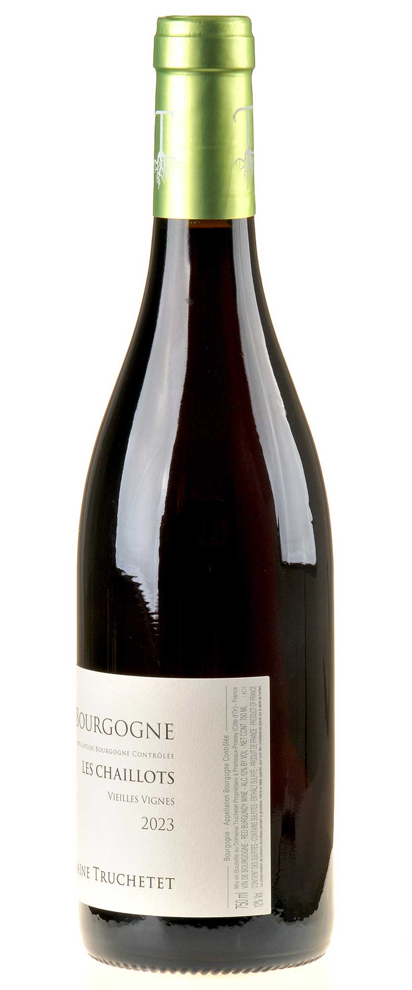 Domaine Truchetet Bourgogne Rouge Les Chaillots Vieilles Vignes 2023 Rücketikett