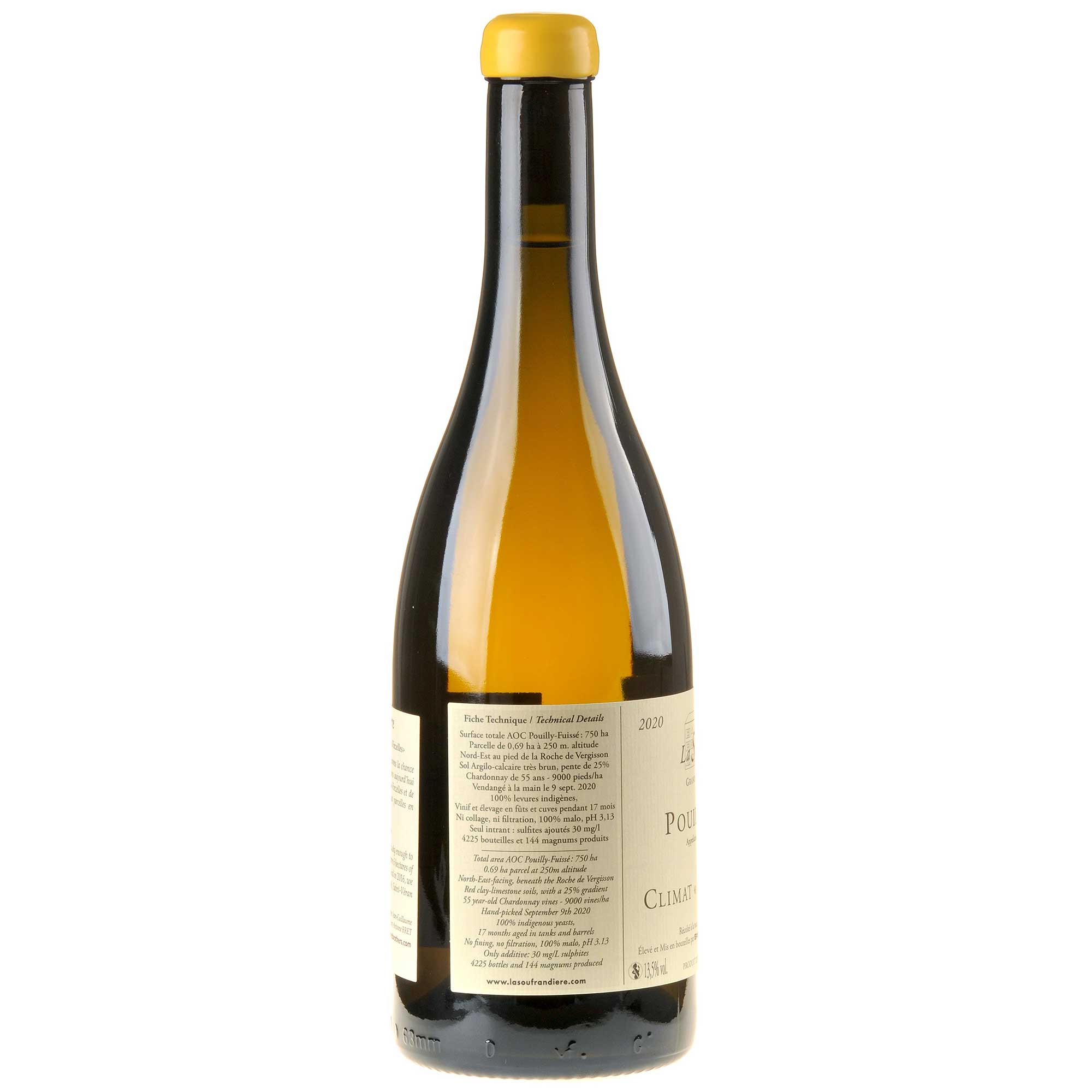 Bret Brothers & La Soufrandière Pouilly-Fuissé En Chatenay ZEN 2020 Seotenetikett