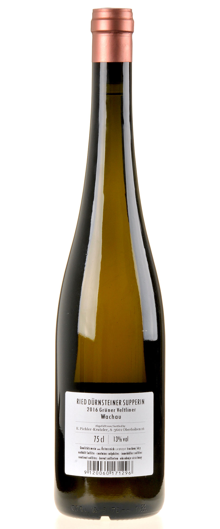 Weingut Pichler-Krutzler Grüner Veltliner Supperin 2016 Rücketikette