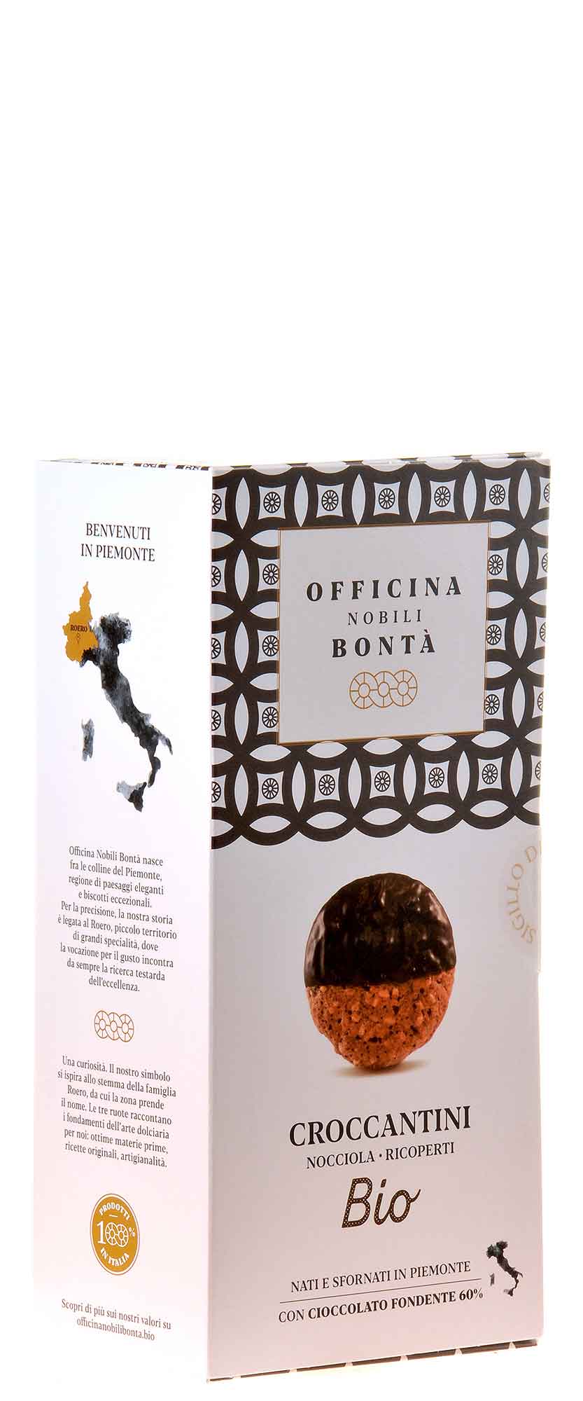 Officina Nobili Bonta Croccantini Nocciola Bio 170g Vorderseite