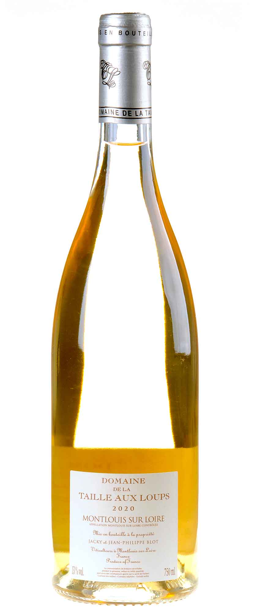 La Taille aux Loups Montlouis sur Loire Moelleux 2020 Rücketikett