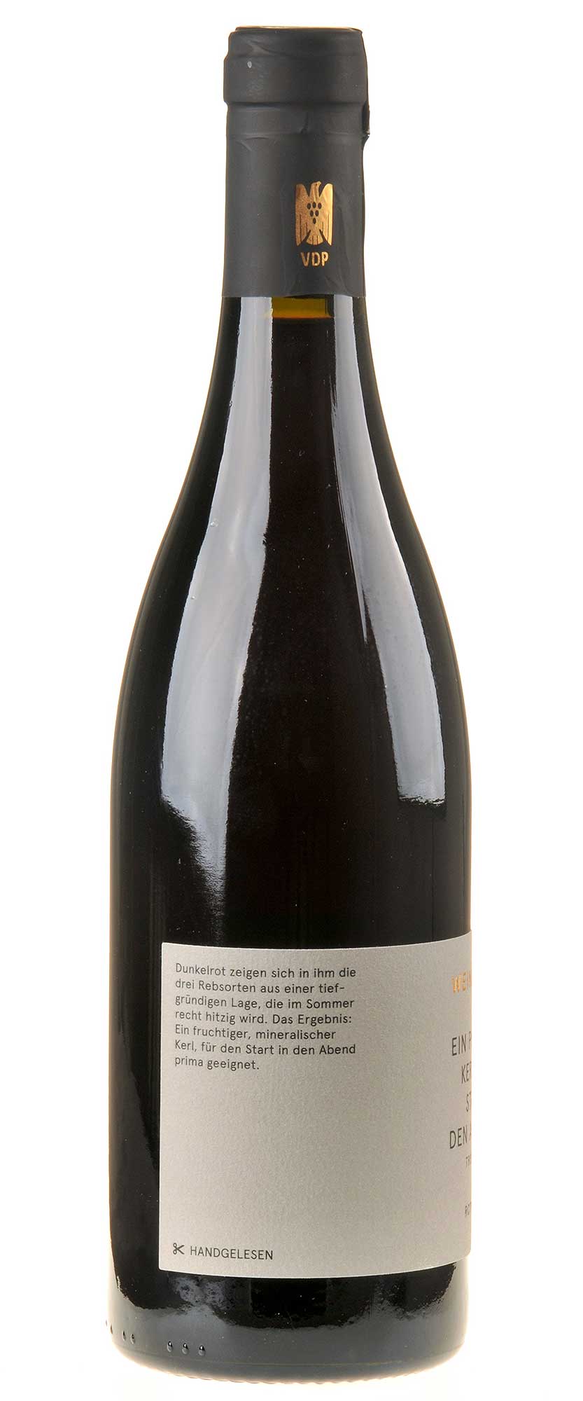 Weingut Heid Rotwein Cuvée Melchior Bio 2023 Seitenetikett