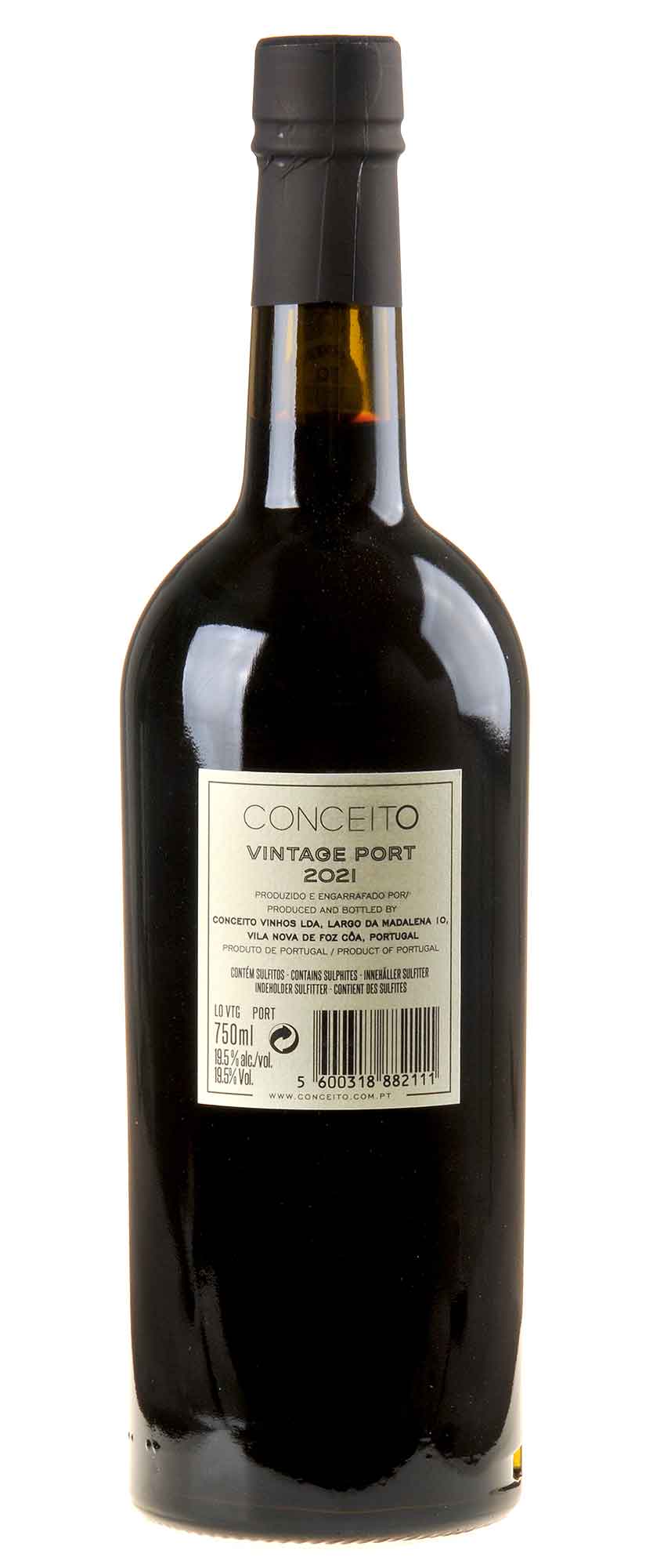 Conceito Vinhos Vintage Port 2021 Rücketikett