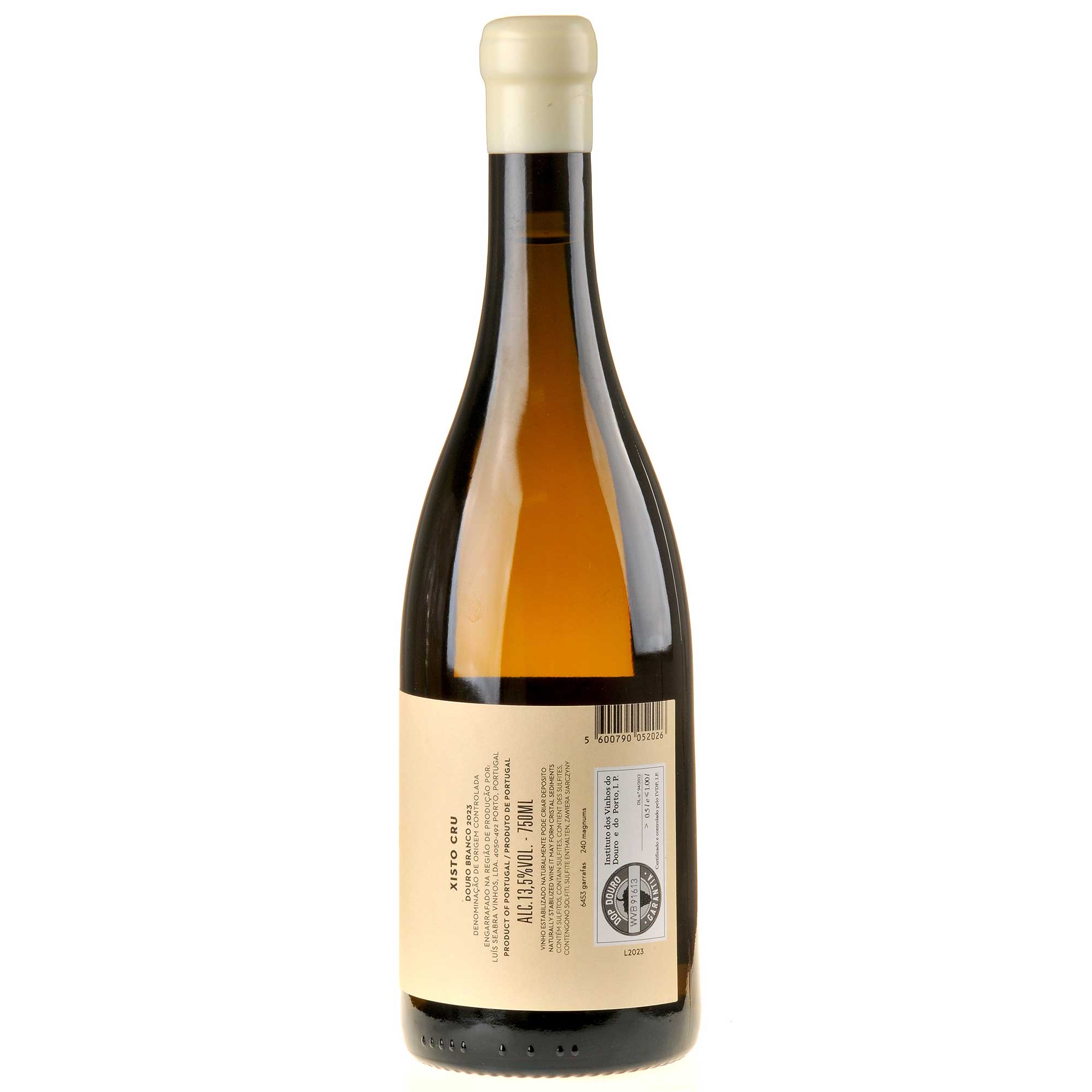Luis Seabra Vinhos Xisto Cru Branco 2023 Ruecketikett