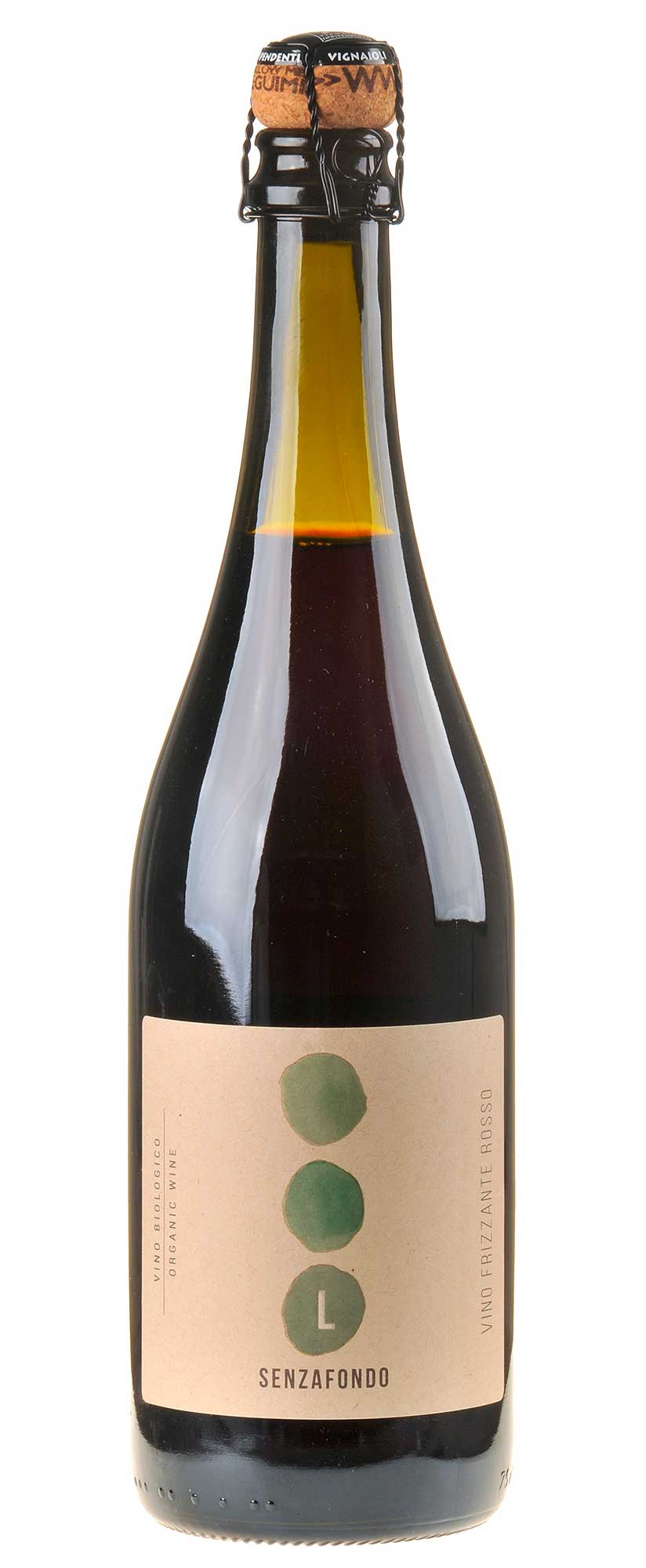 Lusvardi Wine Senzafondo Lambrusco Frizzante Bio