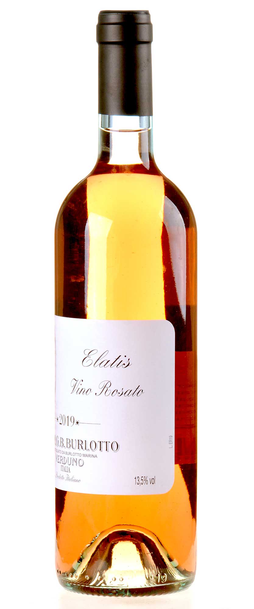 Comm. G.B. Burlotto Elatis Vino Rosato 2019 Rücketikette