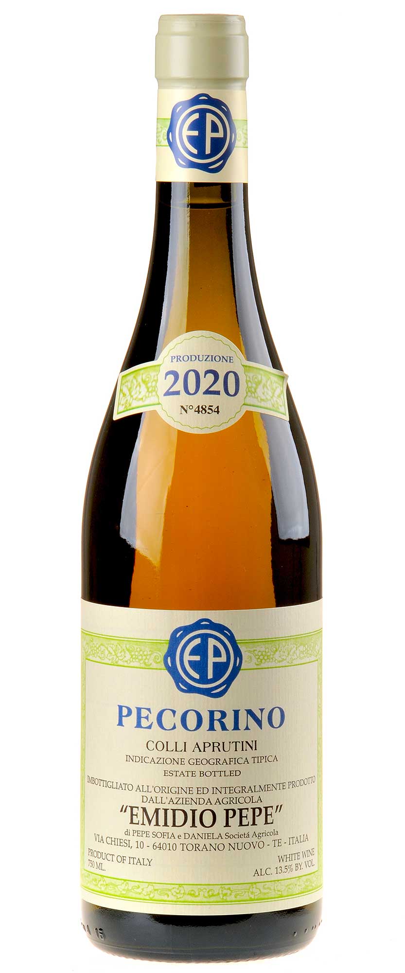 Emidio Pepe Pecorino d'Abruzzo Selezione VV Bio 2020