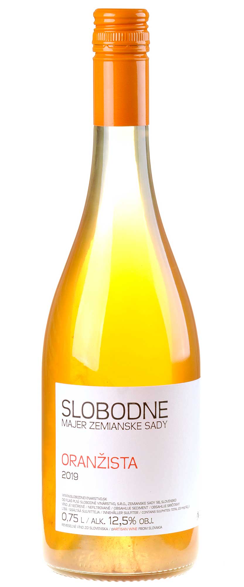 Slobodné Vinárstvo ORANŽISTA 2019