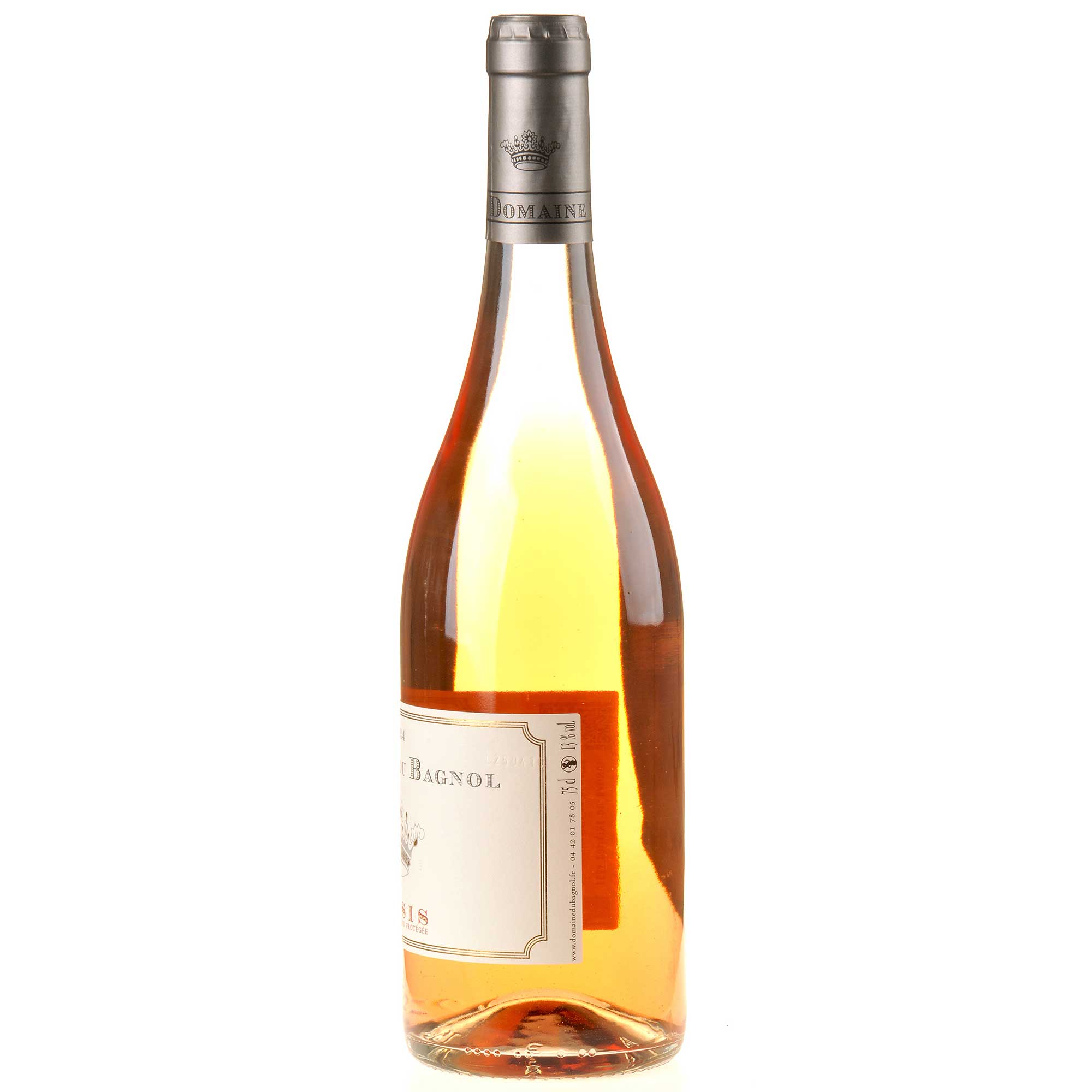 Domaine du Bagnol Cassis Rosé Bio 2024 Seitenetikett