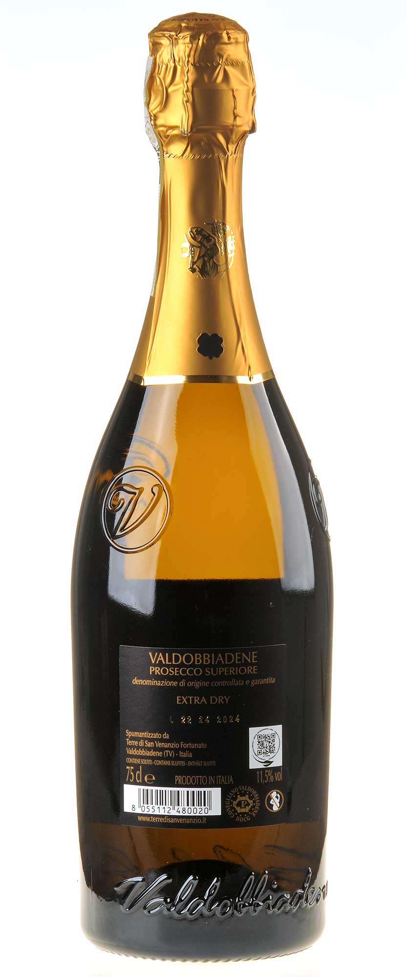 Terre di San Venanzio - Fortunato Valdobbiadene Prosecco Superiore Extra Dry Rücketikett