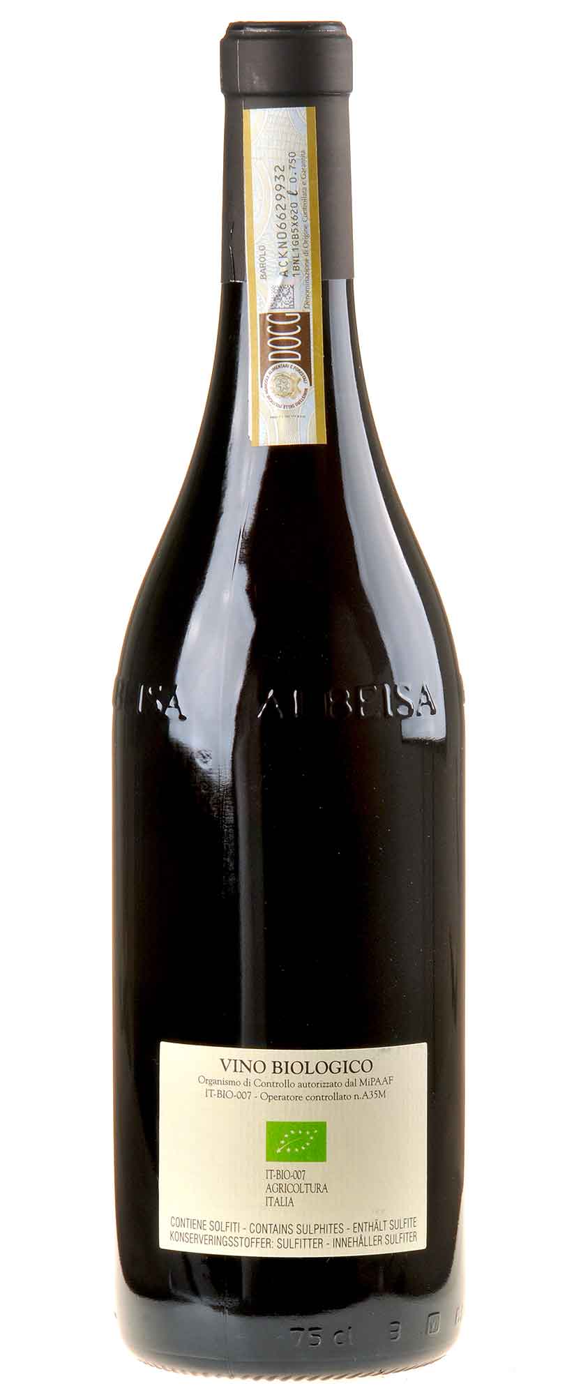 E.Pira & Figli Chiara Boschis Barolo Cannubi Bio 2019 Rücketikett