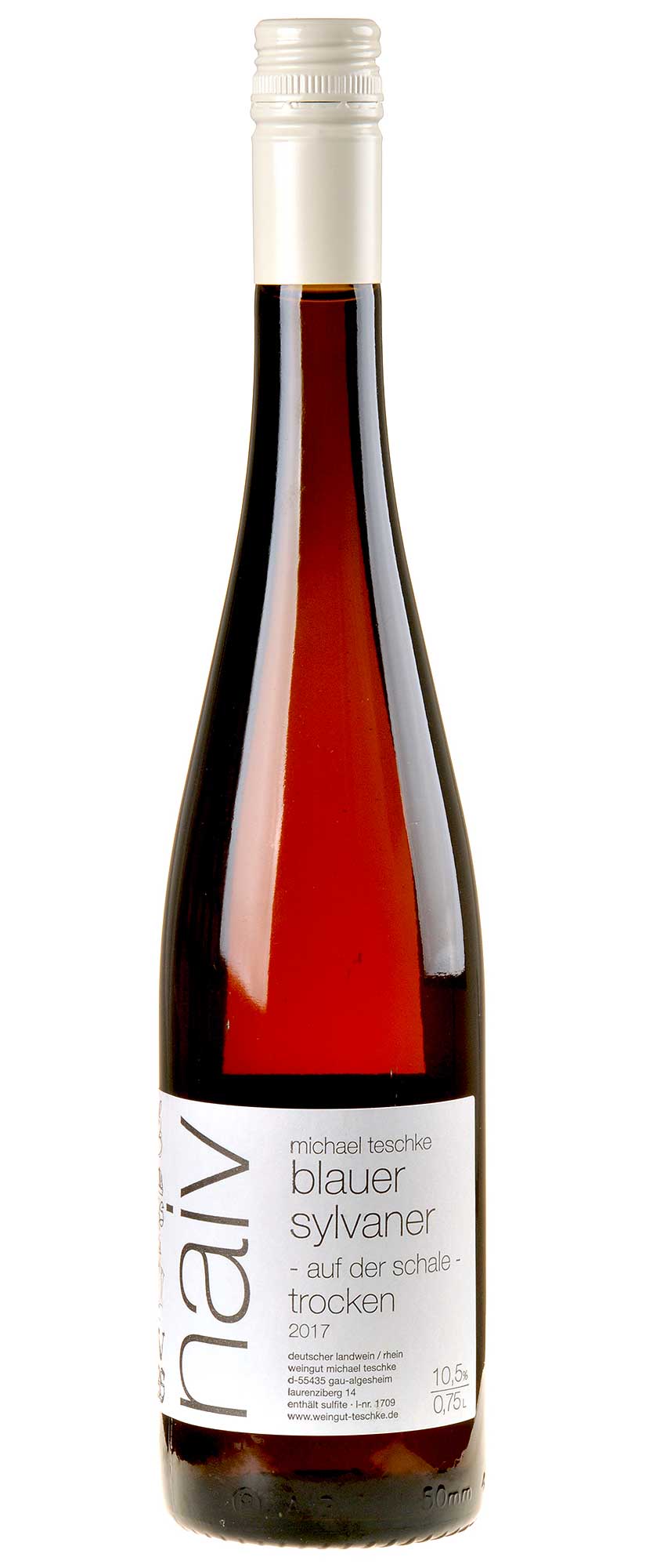 Michael Teschke Blauer Sylvaner auf der Schale -Naive Weine- 2017