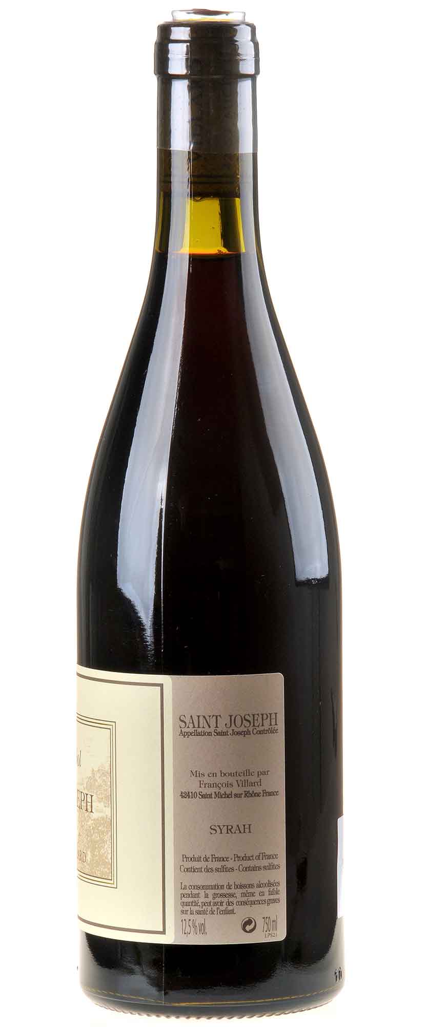 Domaine François Villard Saint Joseph Rouge Poivre et Sol 2021 Rücketikett