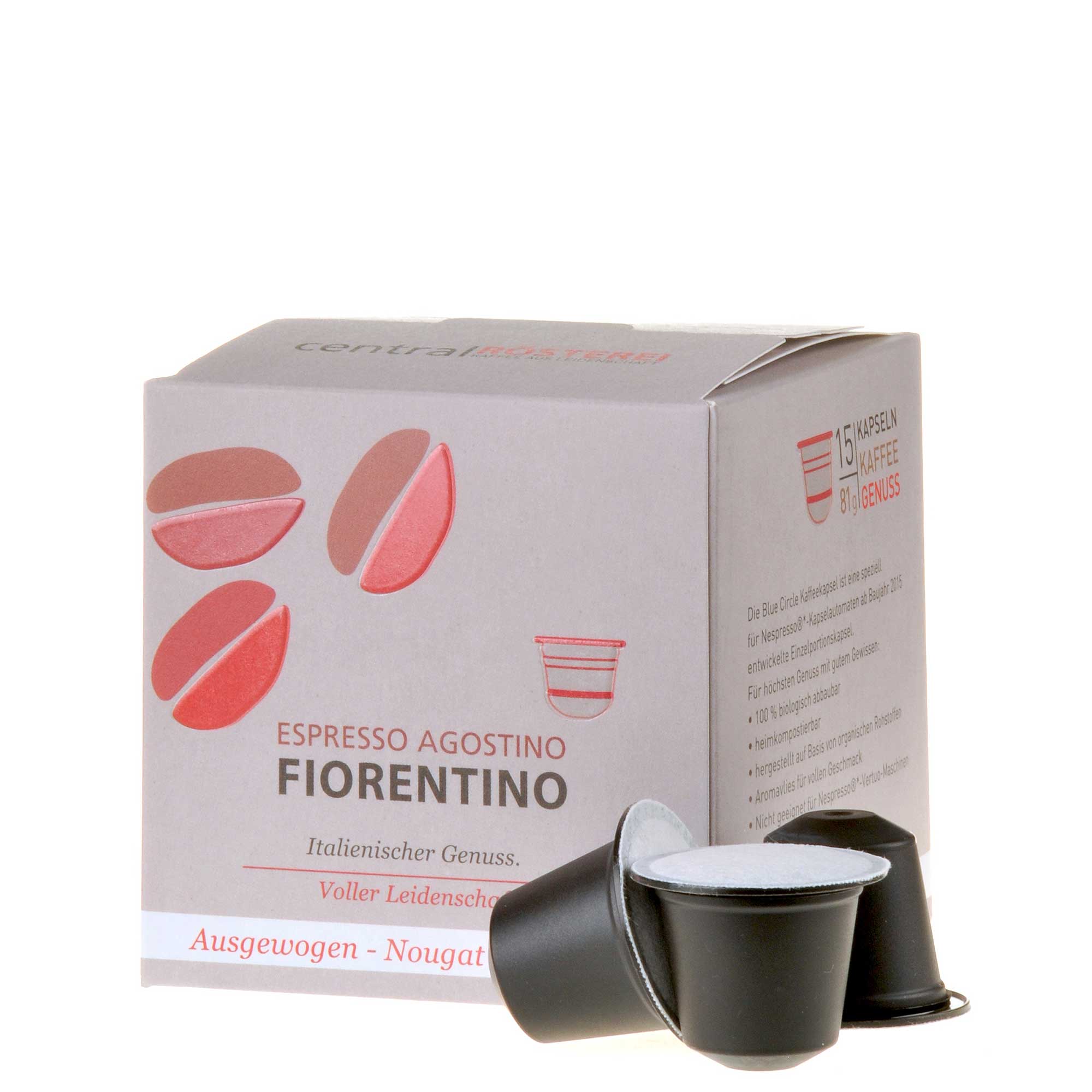 CentralRösterei Kaffeekapseln Fiorentino