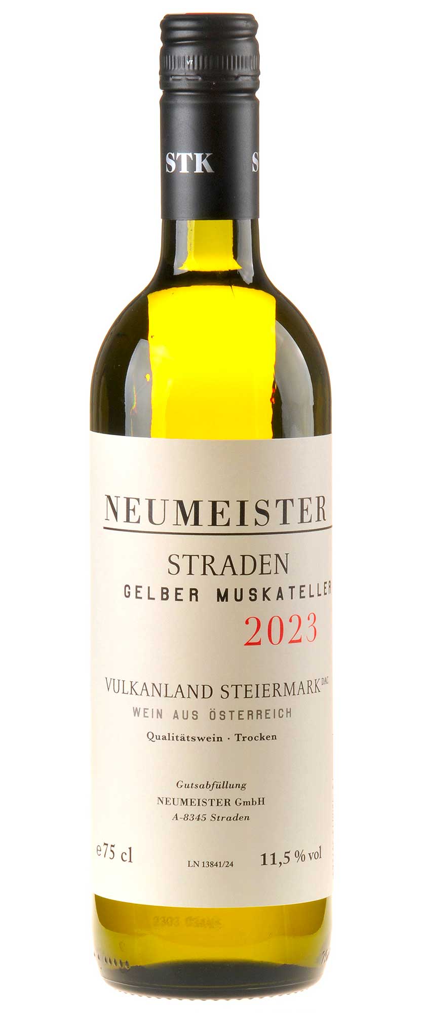 Bild Neumeister Gelber Muskateller Straden Vulkanland Bio 2023