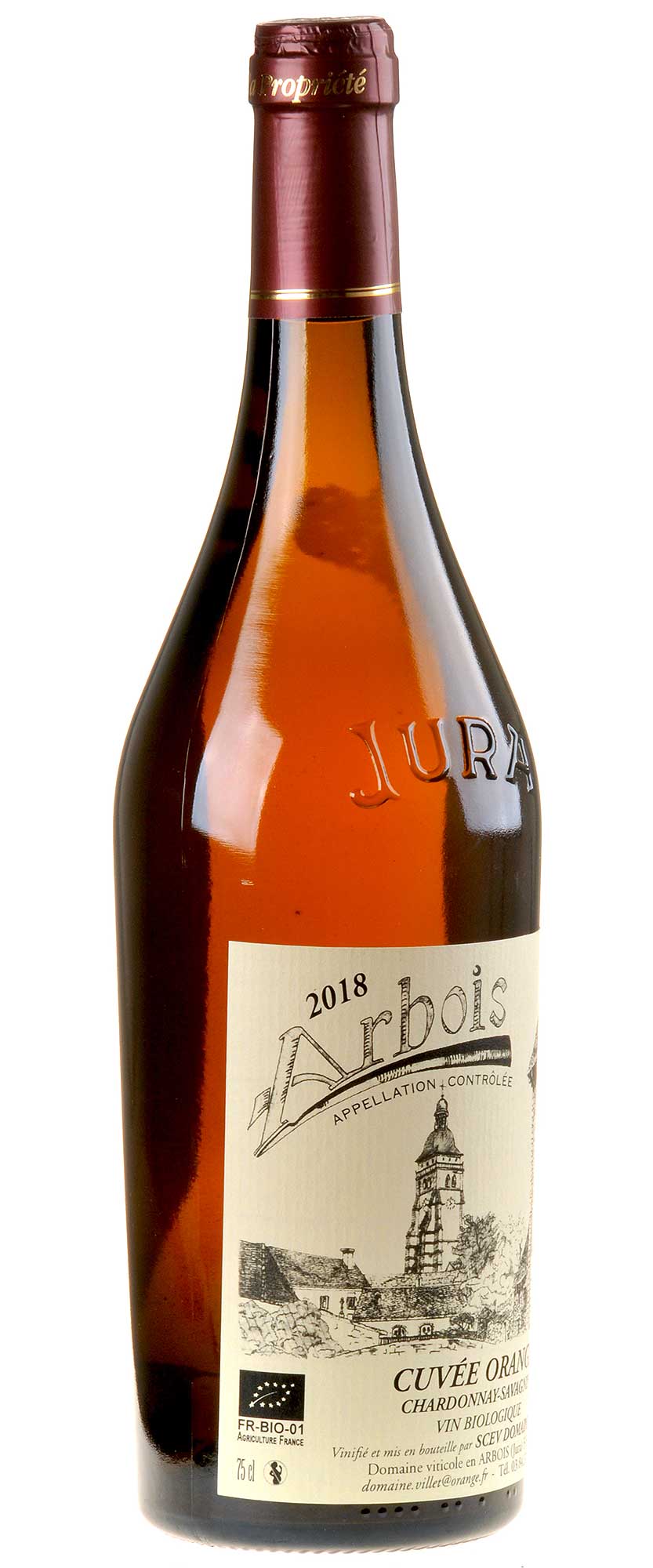 Domaine Villet Cuvée Orange Bio 2018 linke Seite