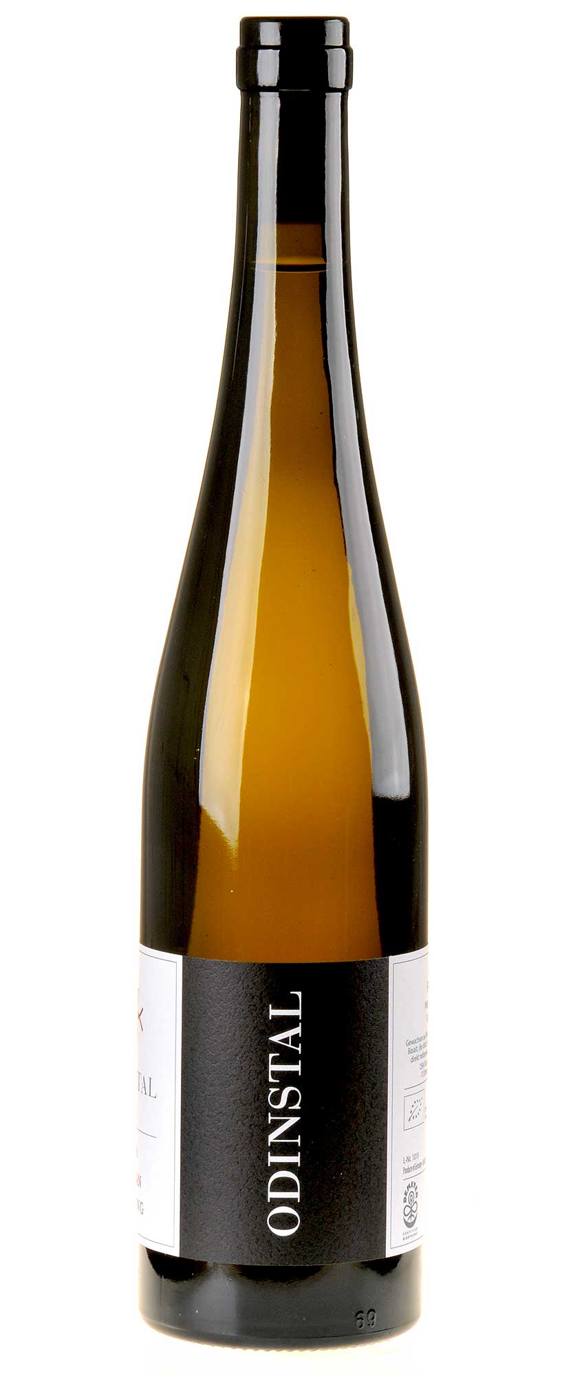 Weingut Odinstal Riesling Vulkan Bio 2018 Seitenansicht