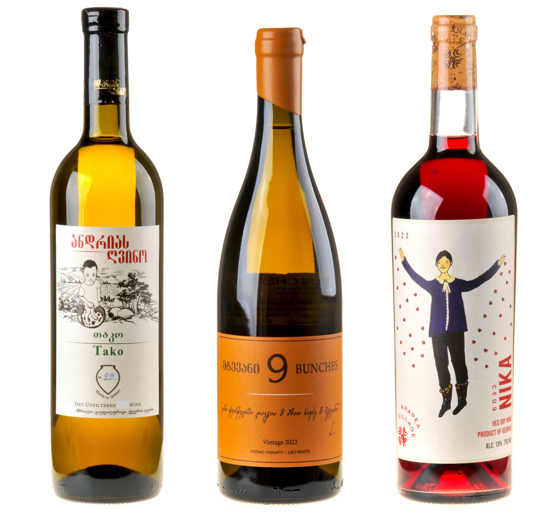 3er-Weinpaket Uralte Rebsorten. Neue Töne zum vinocentral-Livestream 3 Gläser: Junges Georgien