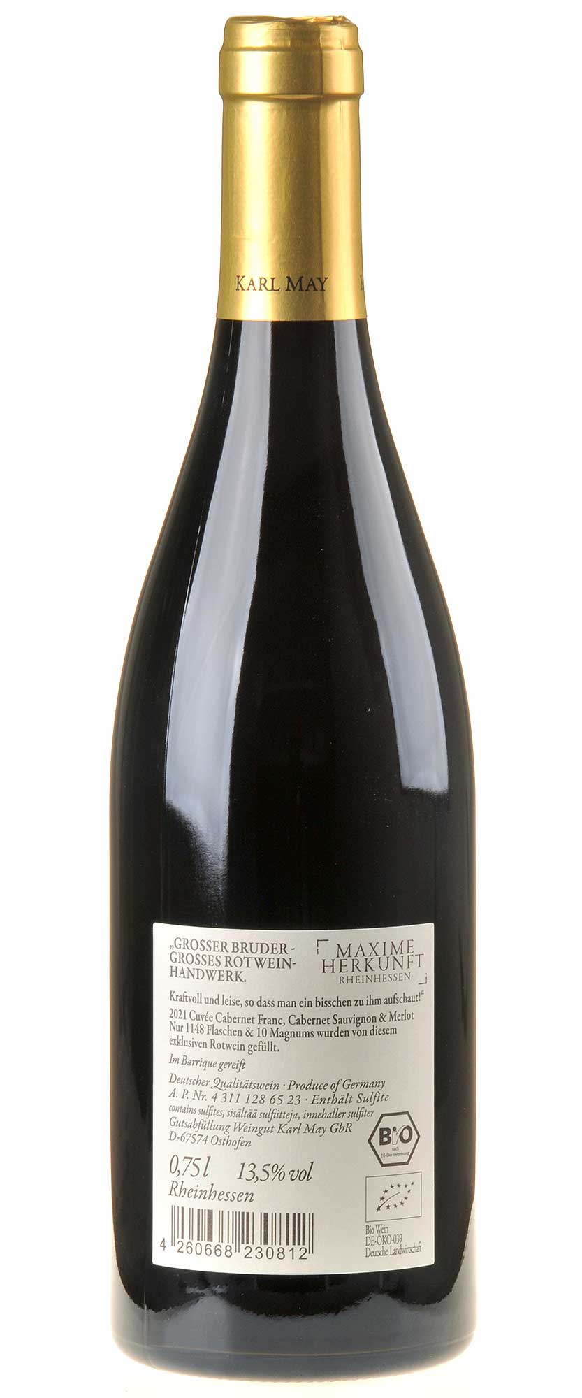 Karl May Großer Bruder 2021 Rücketikett