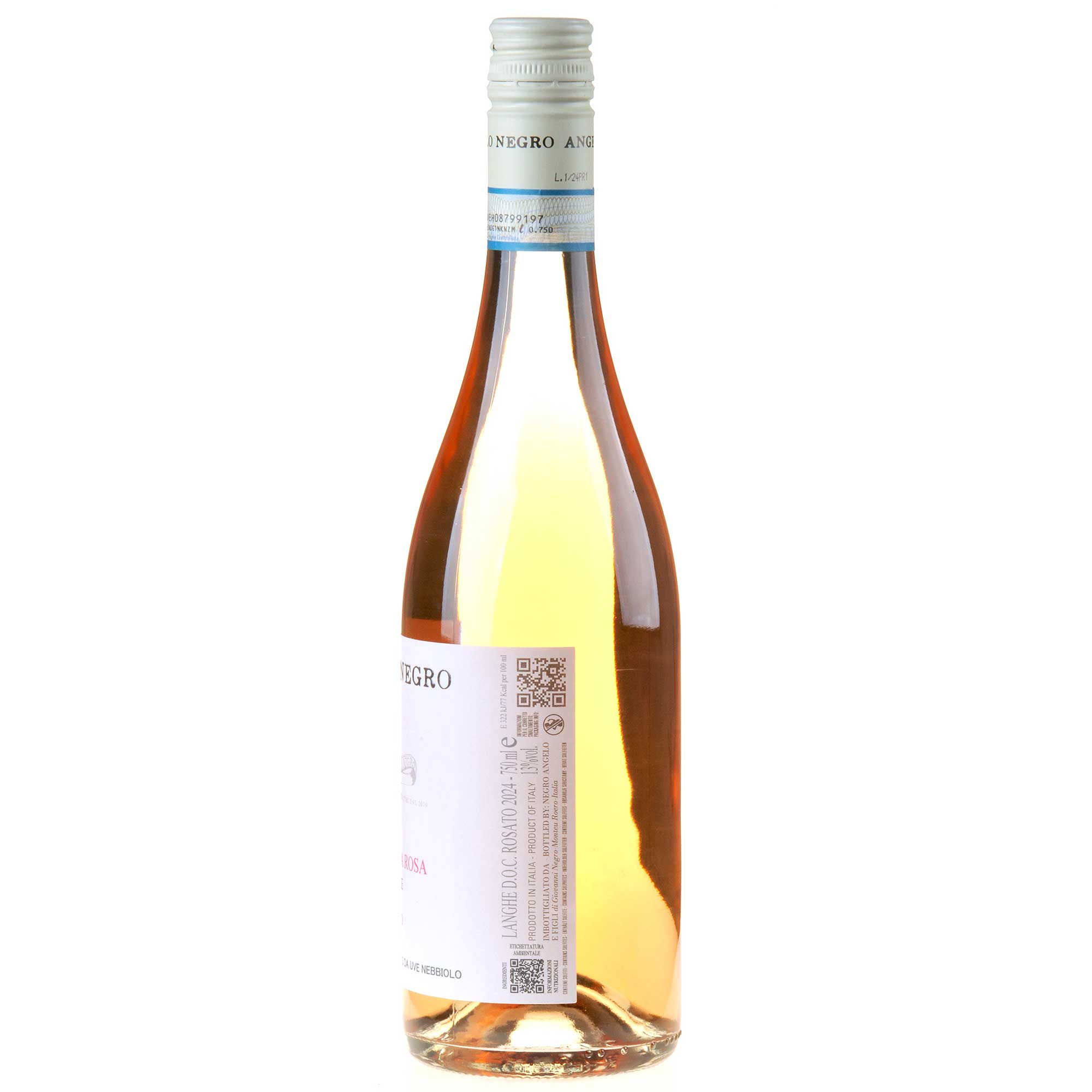 Negro Angelo e Figli Prima Rosa Vino Rosato 2024 Ruecketikett