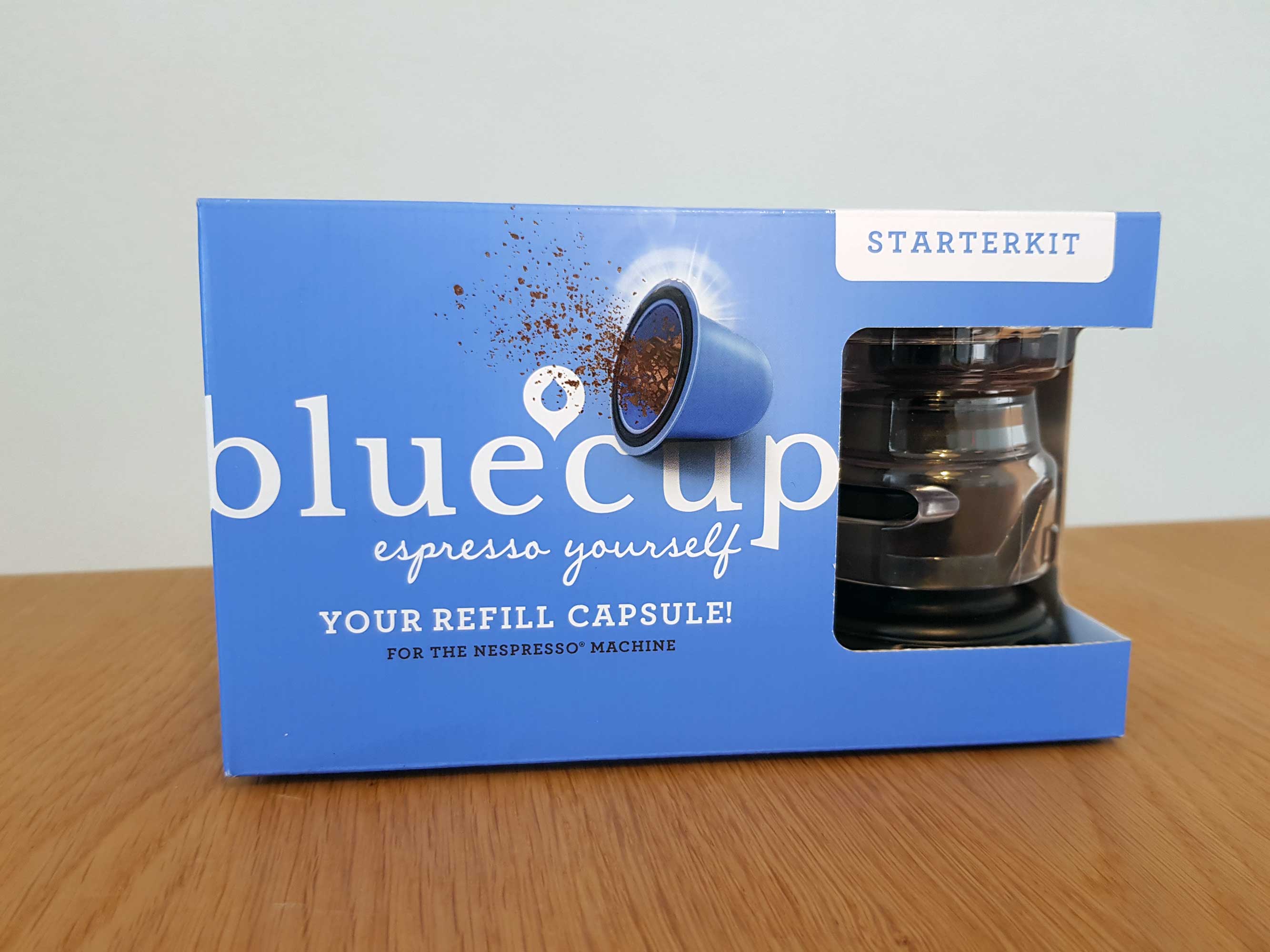 bluecup Starterkit RT mit 2 capsules und 100 lids