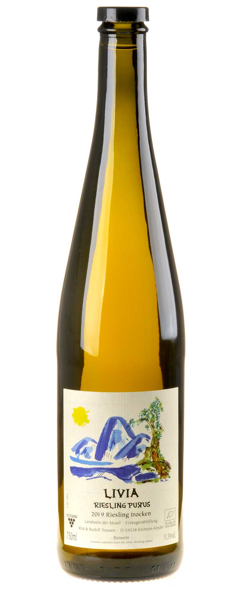 Rita & Rudolf Trossen Livia Purus Riesling trocken Bio 2019