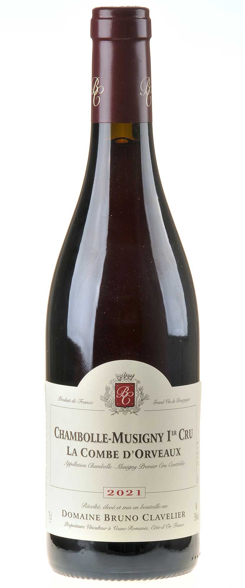 Bruno Clavelier Chambolle-Musigny 1er Cru La Combe d'Orveaux Bio 2021