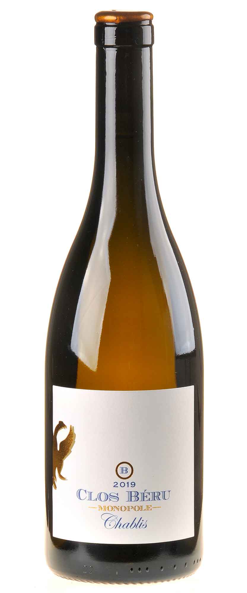 Château de Béru Chablis Clos Béru Monopole Bio 2019