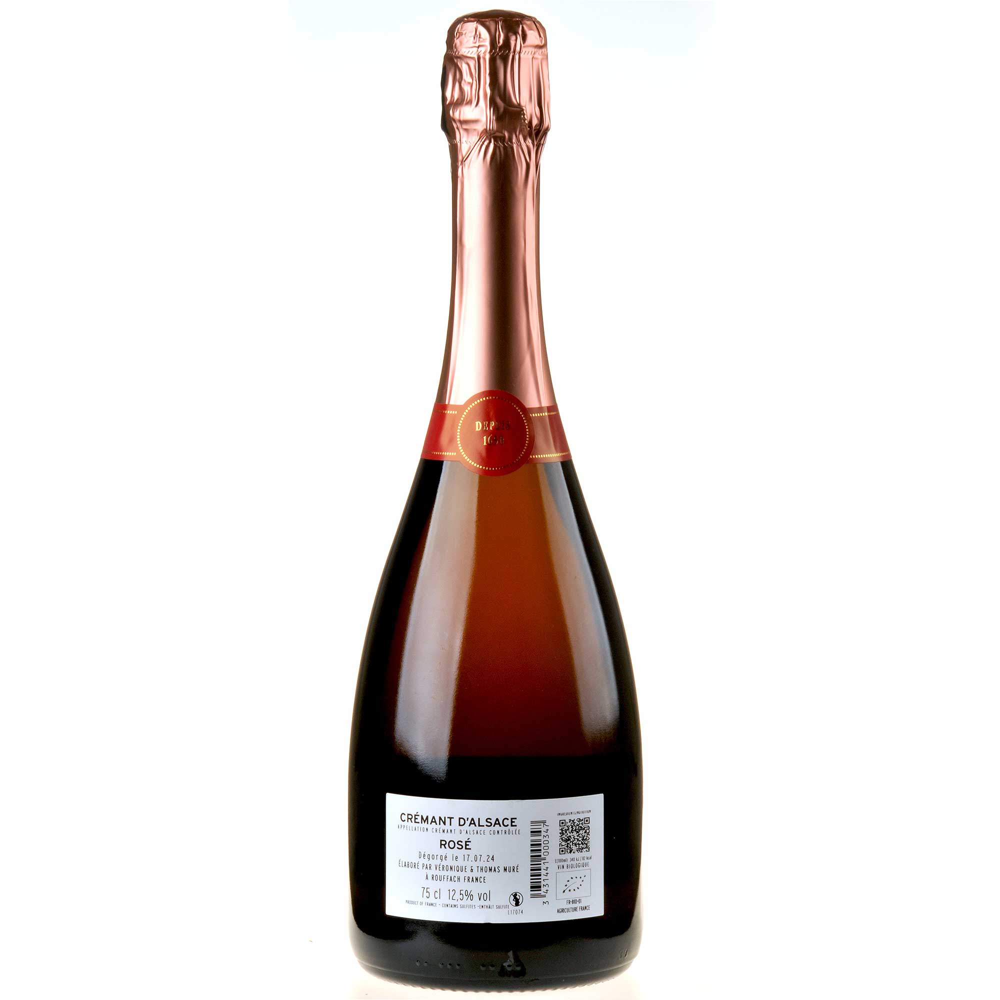 Domaine Muré - Domaine Clos St Landelin Muré Rosé Crémant d'Alsace Brut Ruecketikett