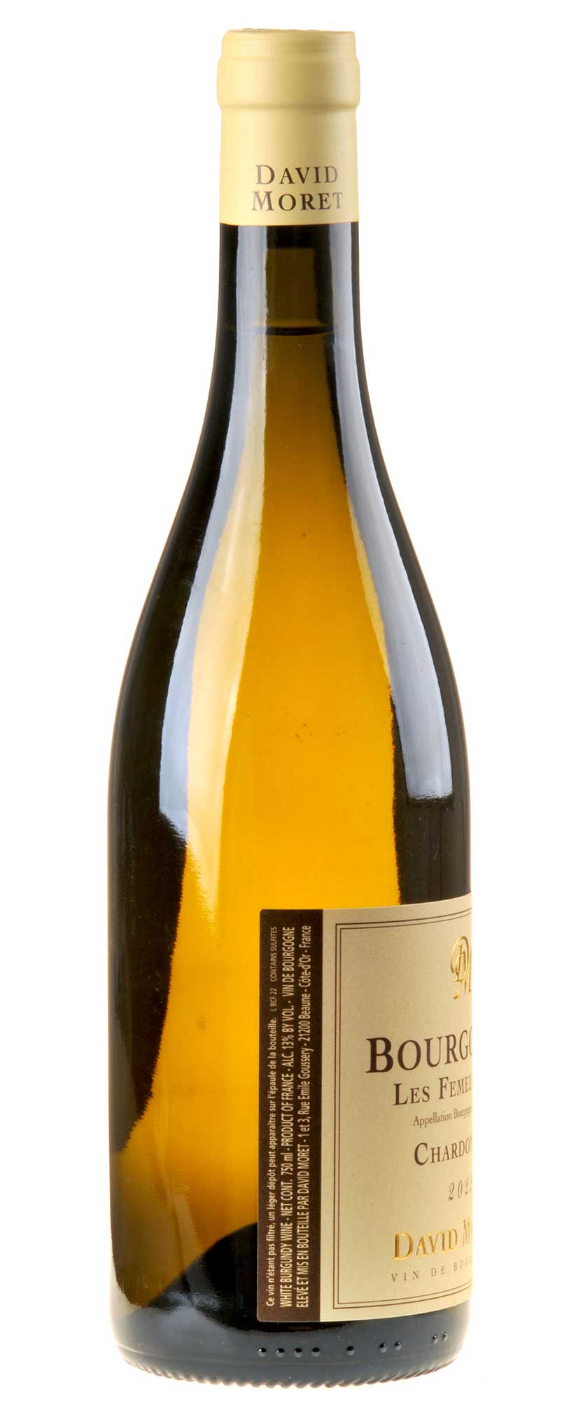 David Moret Bourgogne Les Femelottes 2022 Rücketikett