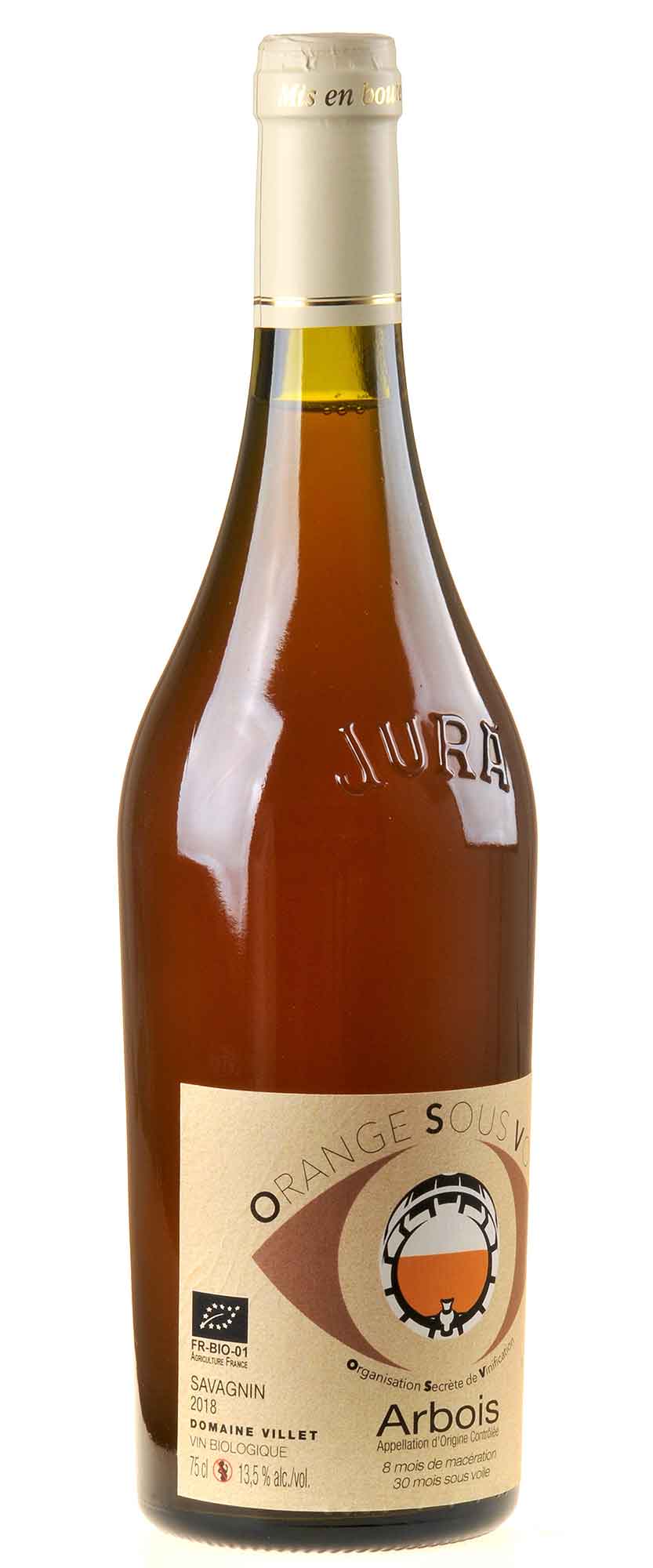 Domaine Villet Orange sous voile Bio 2018 links