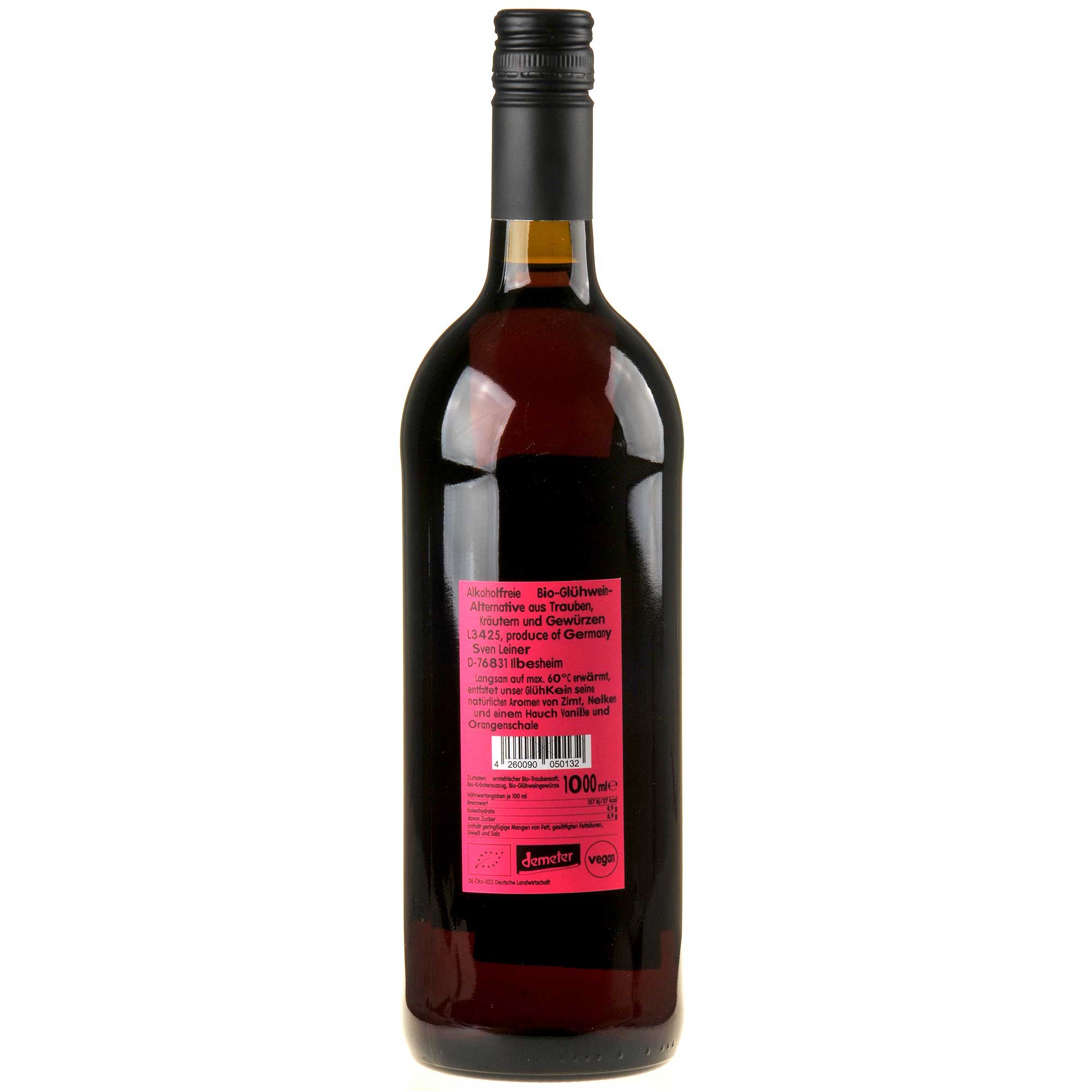 Weingut Leiner Winzer GlühKEIN  Ruecketikett