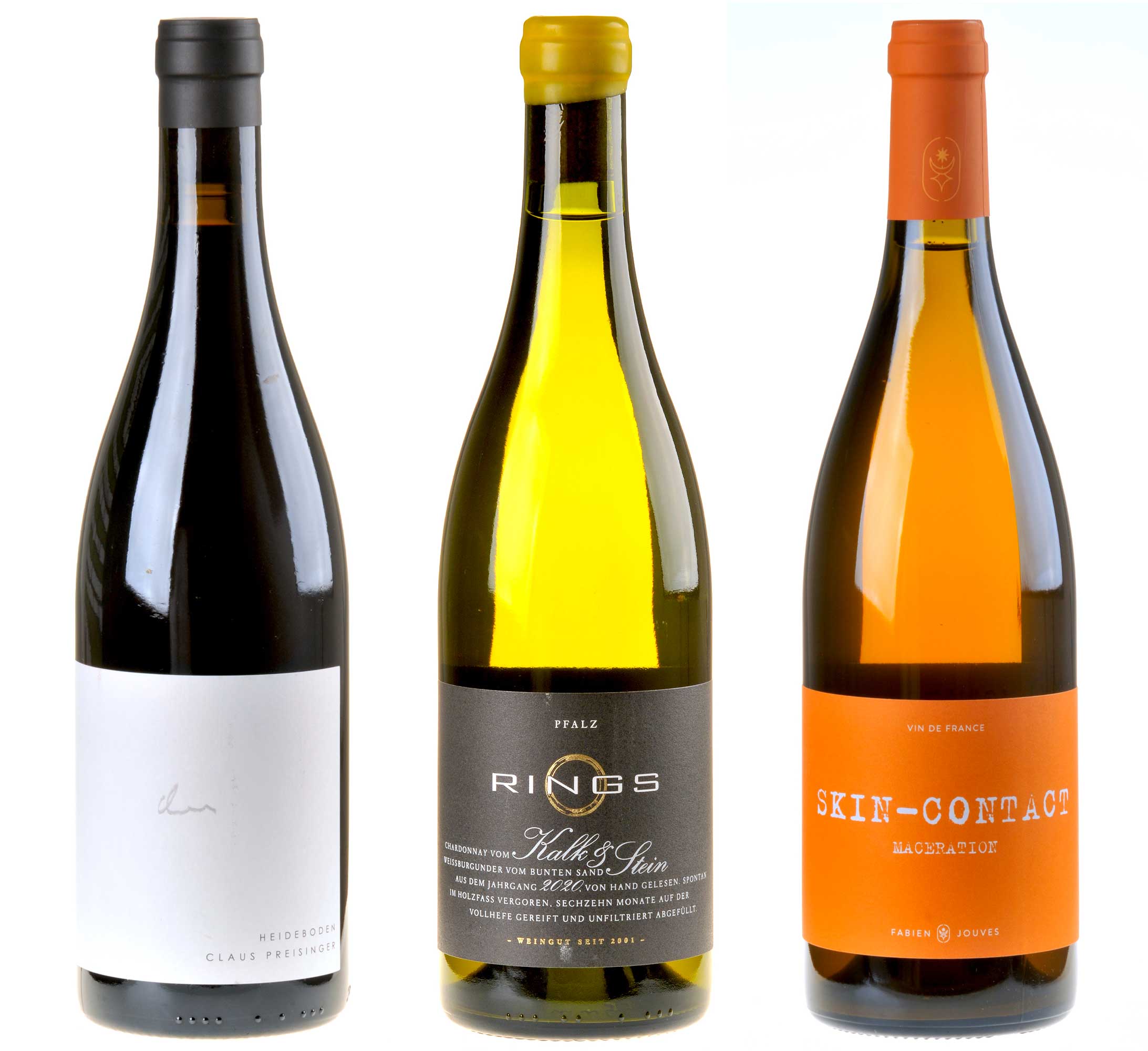 3er-Weinpaket Weihnachten für alle Fälle  zum vinocentral-Livestream 3 Gläser: Weine für die Feierta