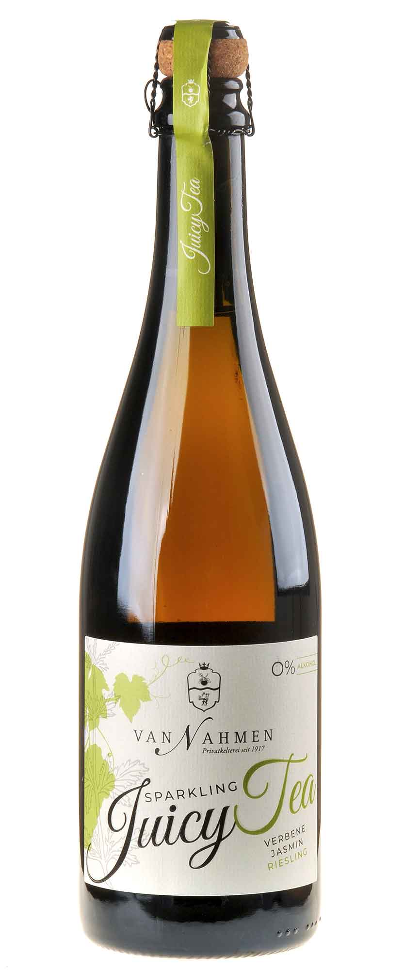 Van Nahmen Sparkling Juicy Tea Verbene Jasmin Riesling alkoholfrei Bio