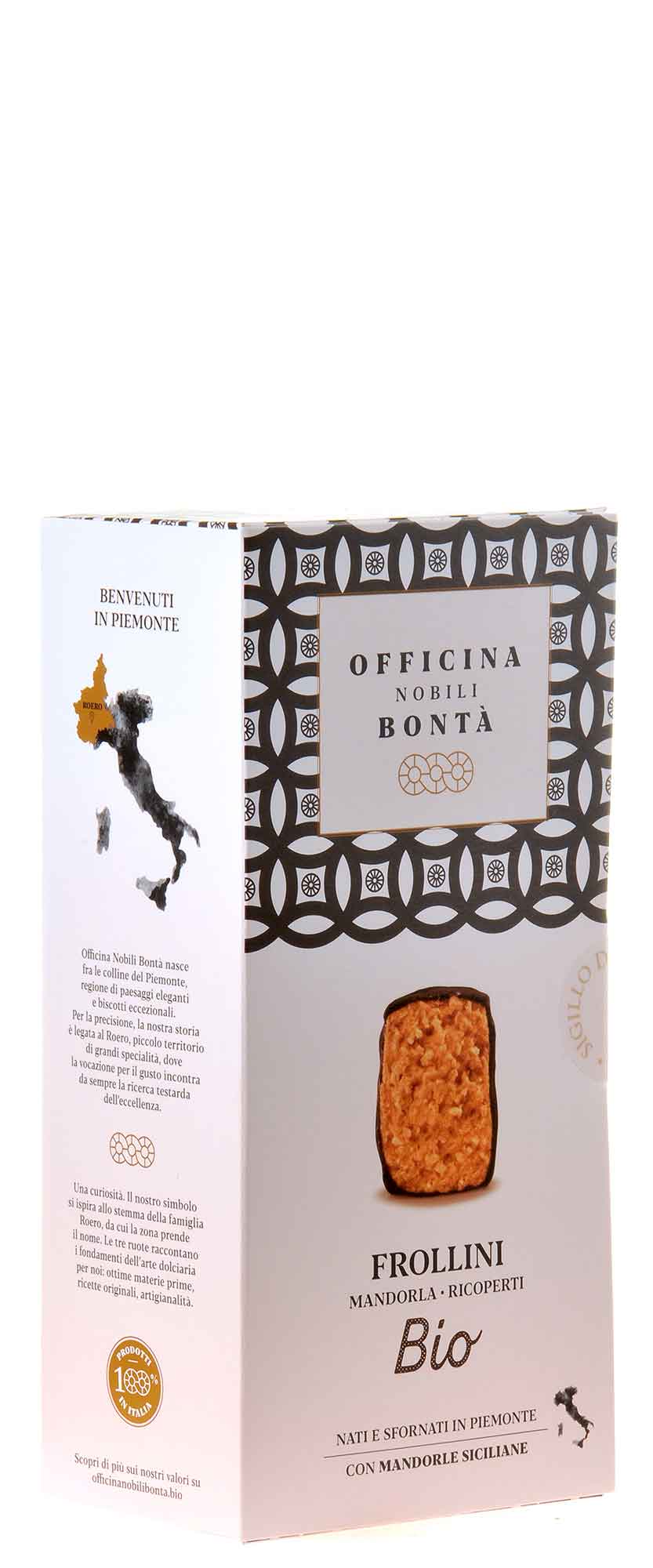 Officina Nobili Bonta Frollini Mandorla Bio 180g Vorderseite