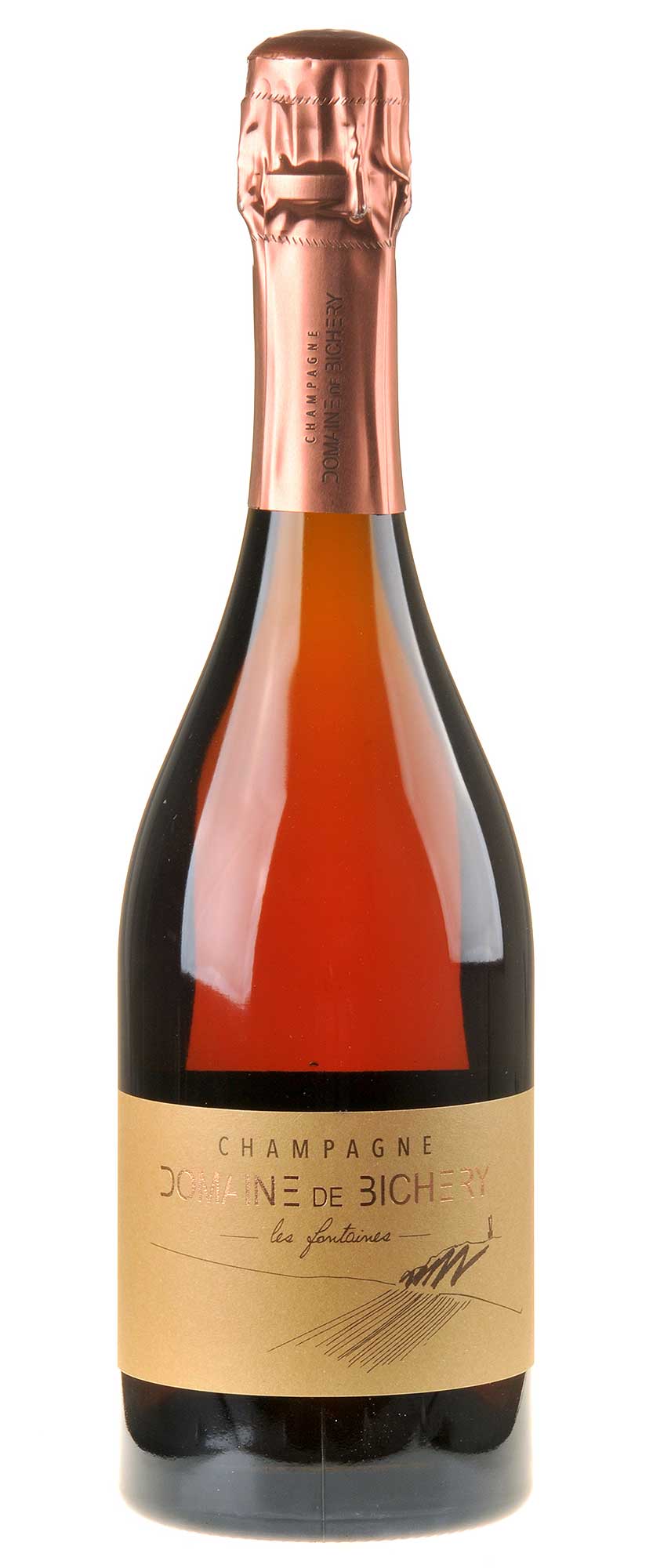 Domaine de Bichery Champagne Les Fontaines Rosé Brut Nature Bio 2021
