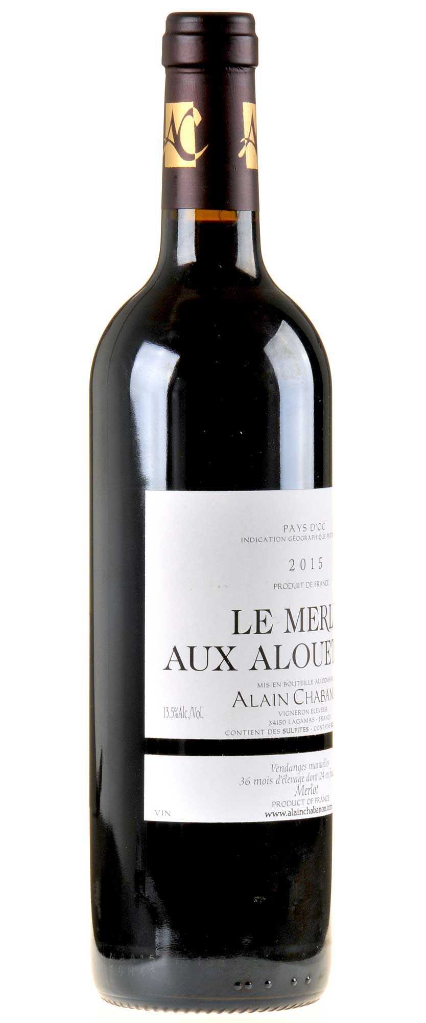 Domaine Alain Chabanon Le Merle aux Alouettes 2015 links