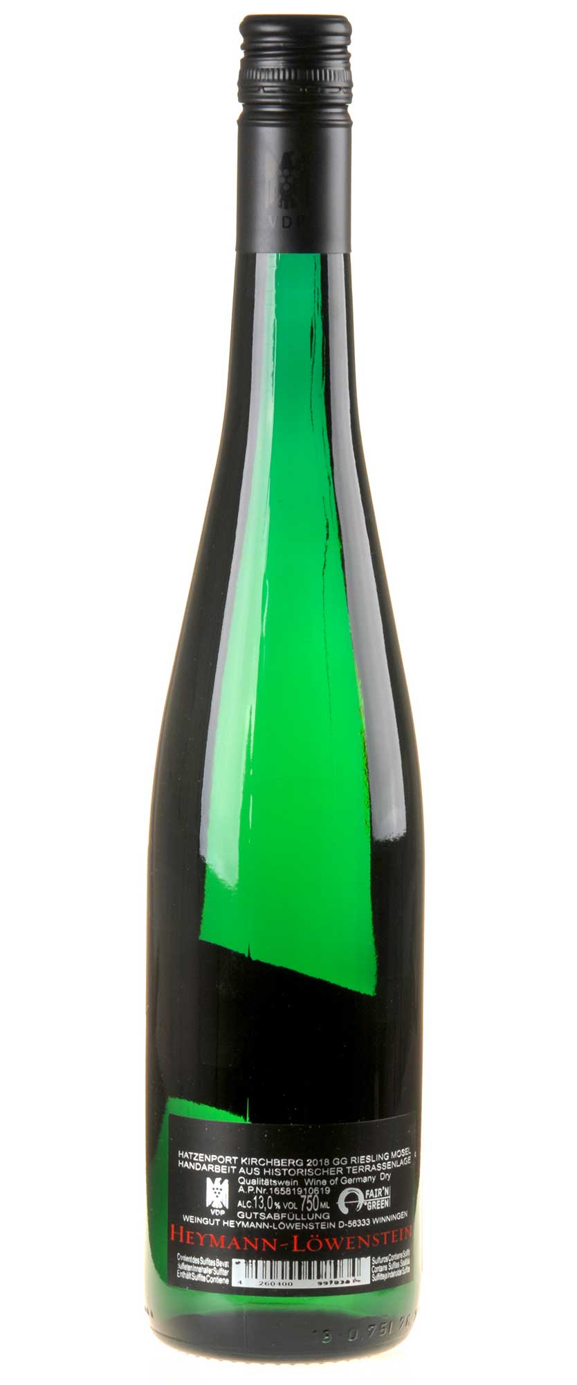 Heymann-Löwenstein Riesling Kirchberg Großes Gewächs 2018 Rücketikett