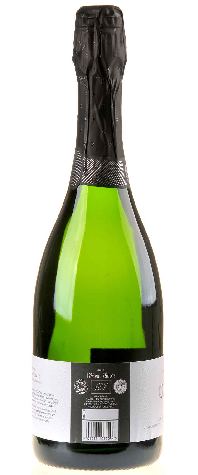 Oxney Organic Estate Classic Chardonnay Bio 2018 Seitenetikett