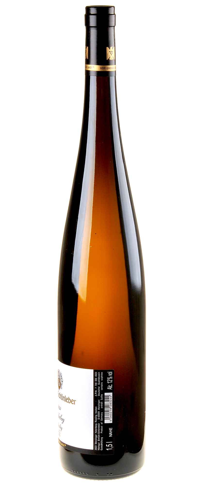Weingut Emrich-Schönleber Riesling Halenberg GG 2022 Magnum Rücketikett
