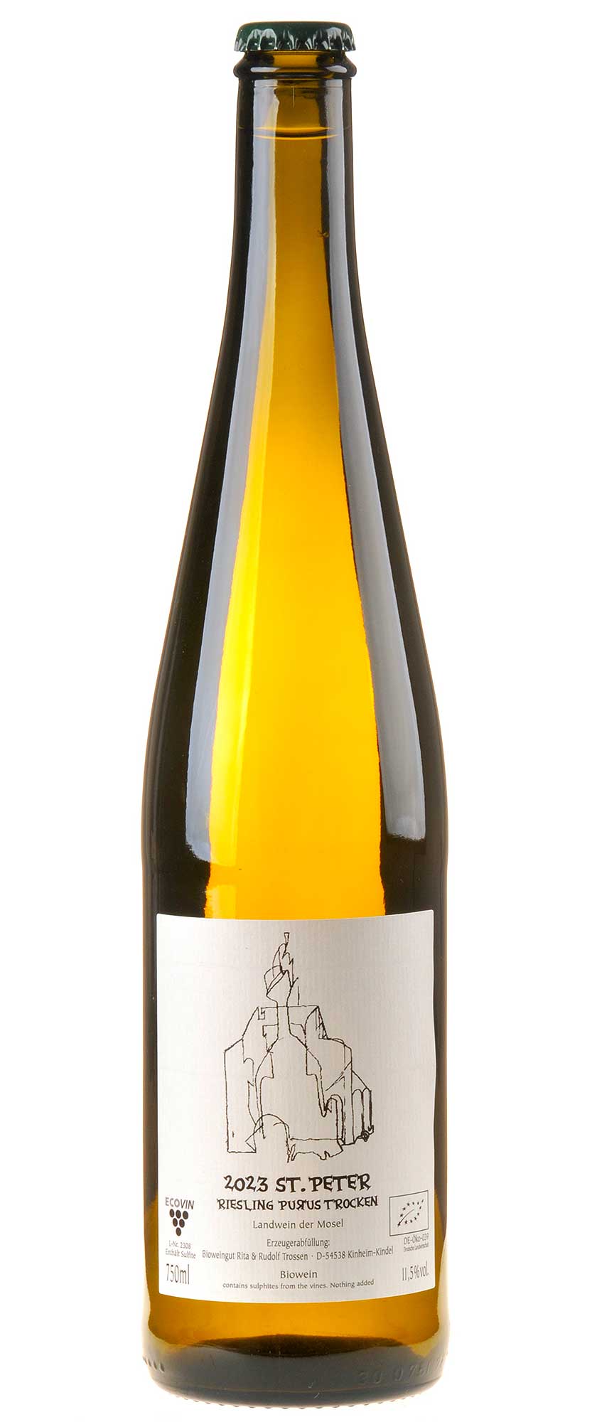 Rita & Rudolf Trossen St. Peter Purus Riesling trocken Bio 2023