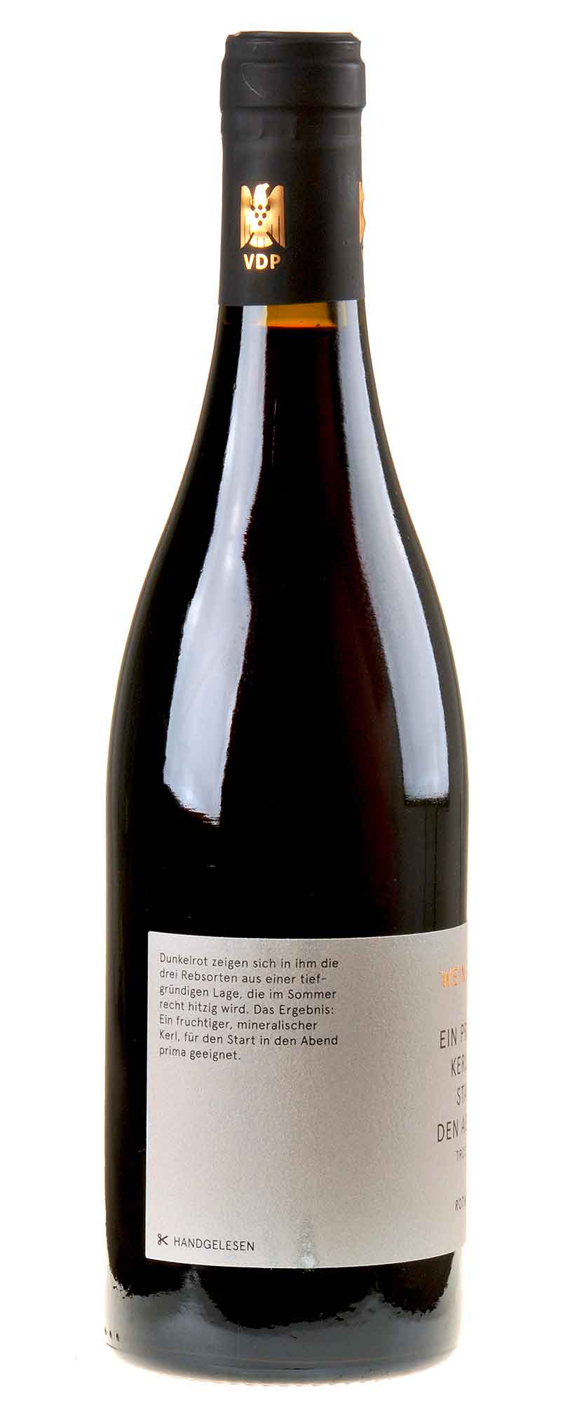 Weingut Heid Rotwein Cuvée Melchior Bio 2021 Seitenetikett