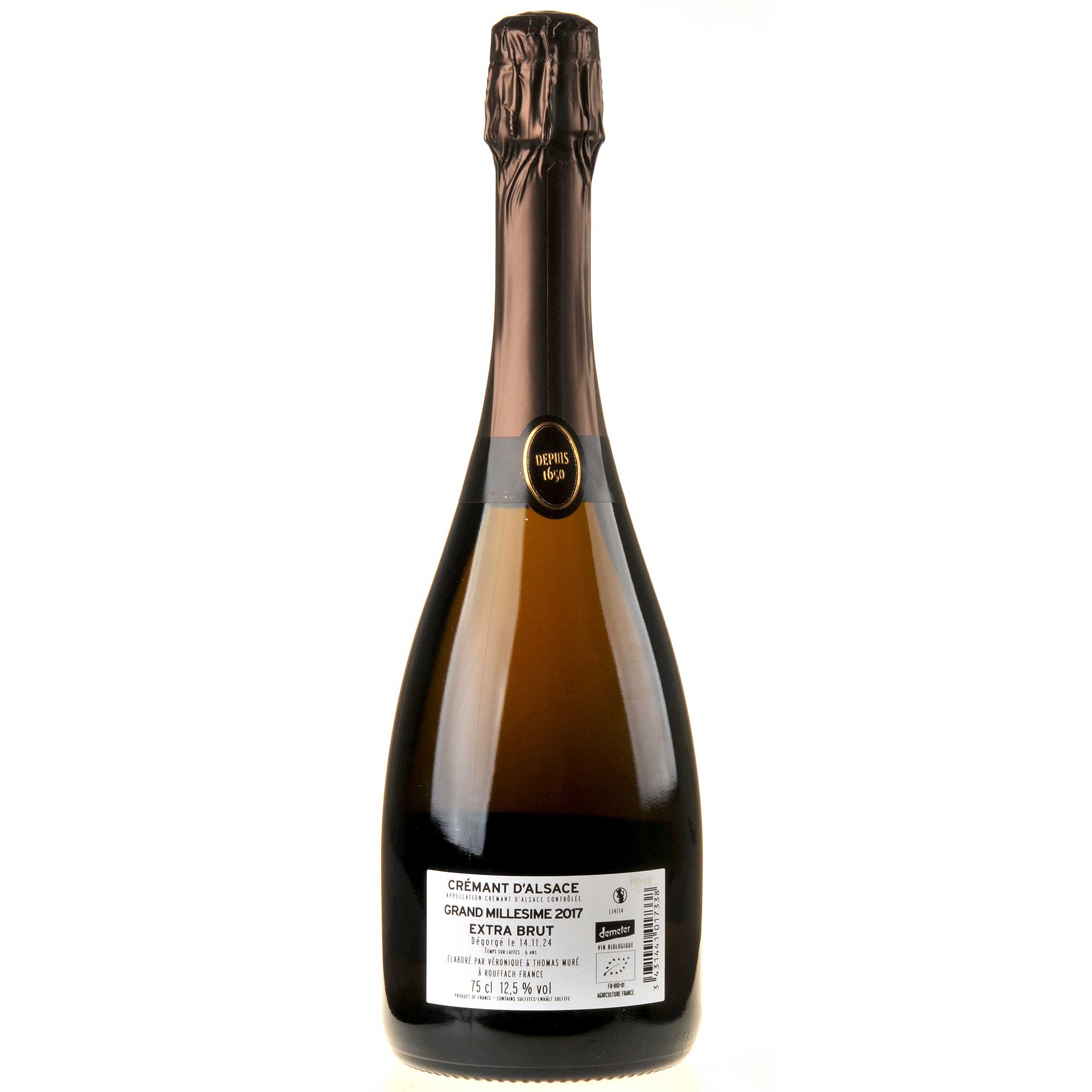 Domaine Muré - Domaine Clos St Landelin Crémant d’Alsace Grand Millésime 2017 Ruecketikett