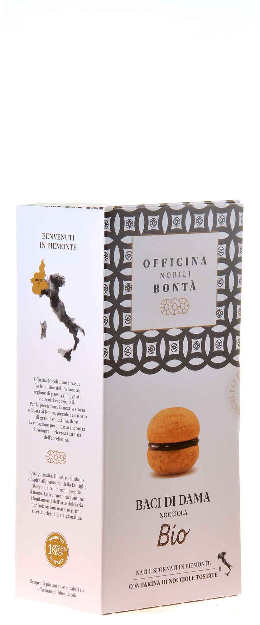 Officina Nobili Bonta Baci di Dama Nocciola Bio 180g Vorderseite