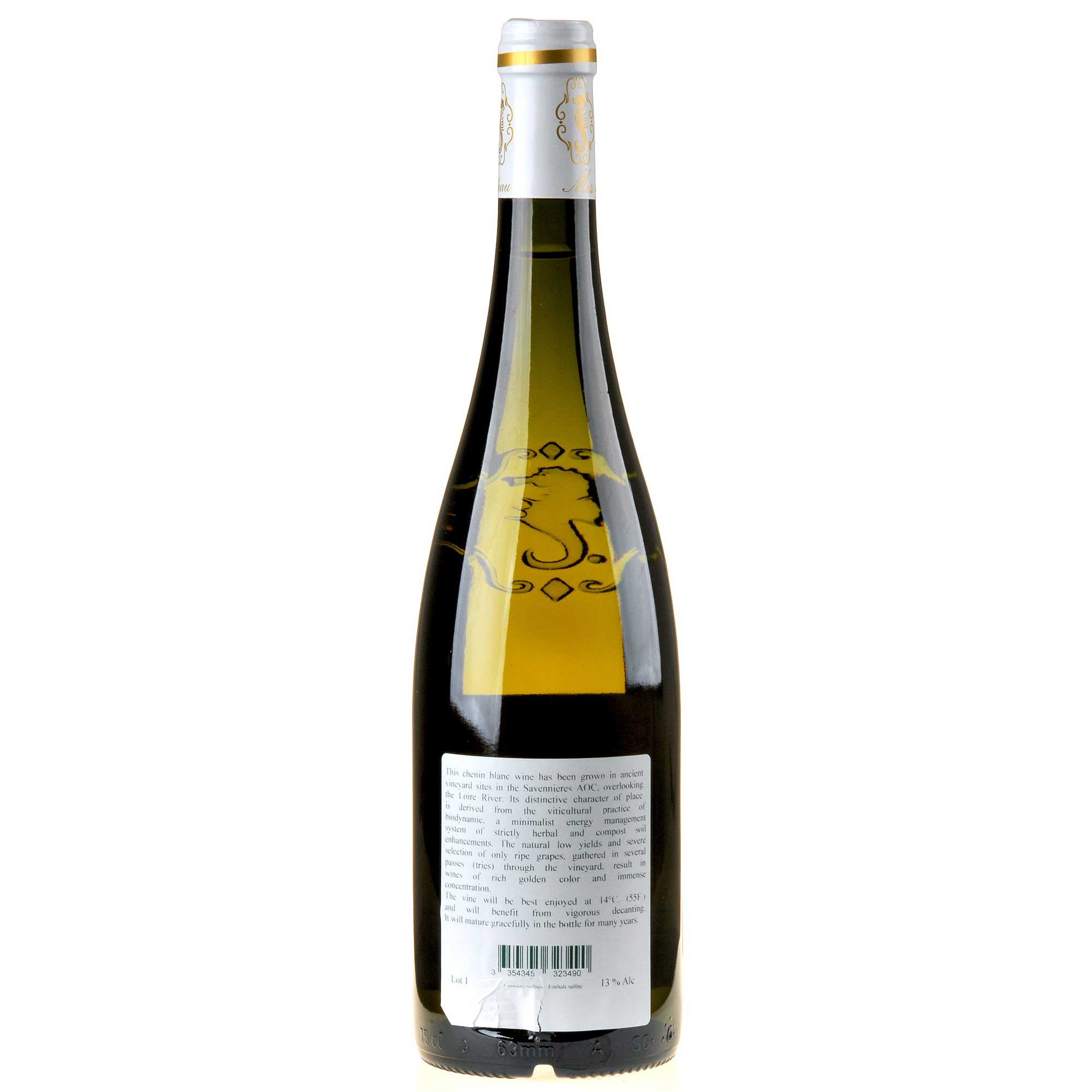 Nicolas Joly Les Vieux Clos Savennières Bio 2023 Rücketikett