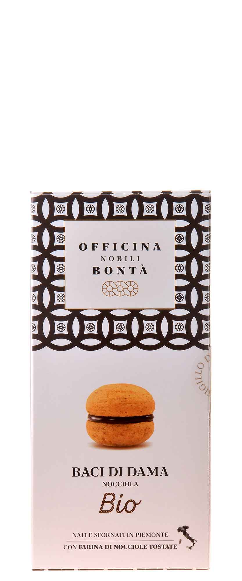 Officina Nobili Bonta Baci di Dama Nocciola Bio 180g