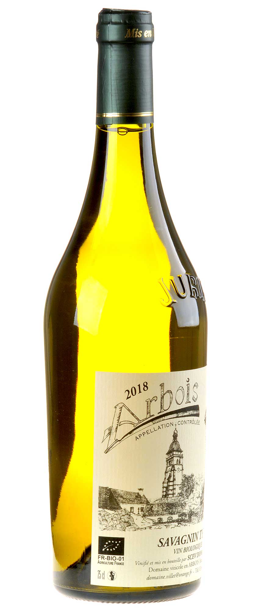 Domaine Villet Savagnin Typé Bio 2018 linke Seite
